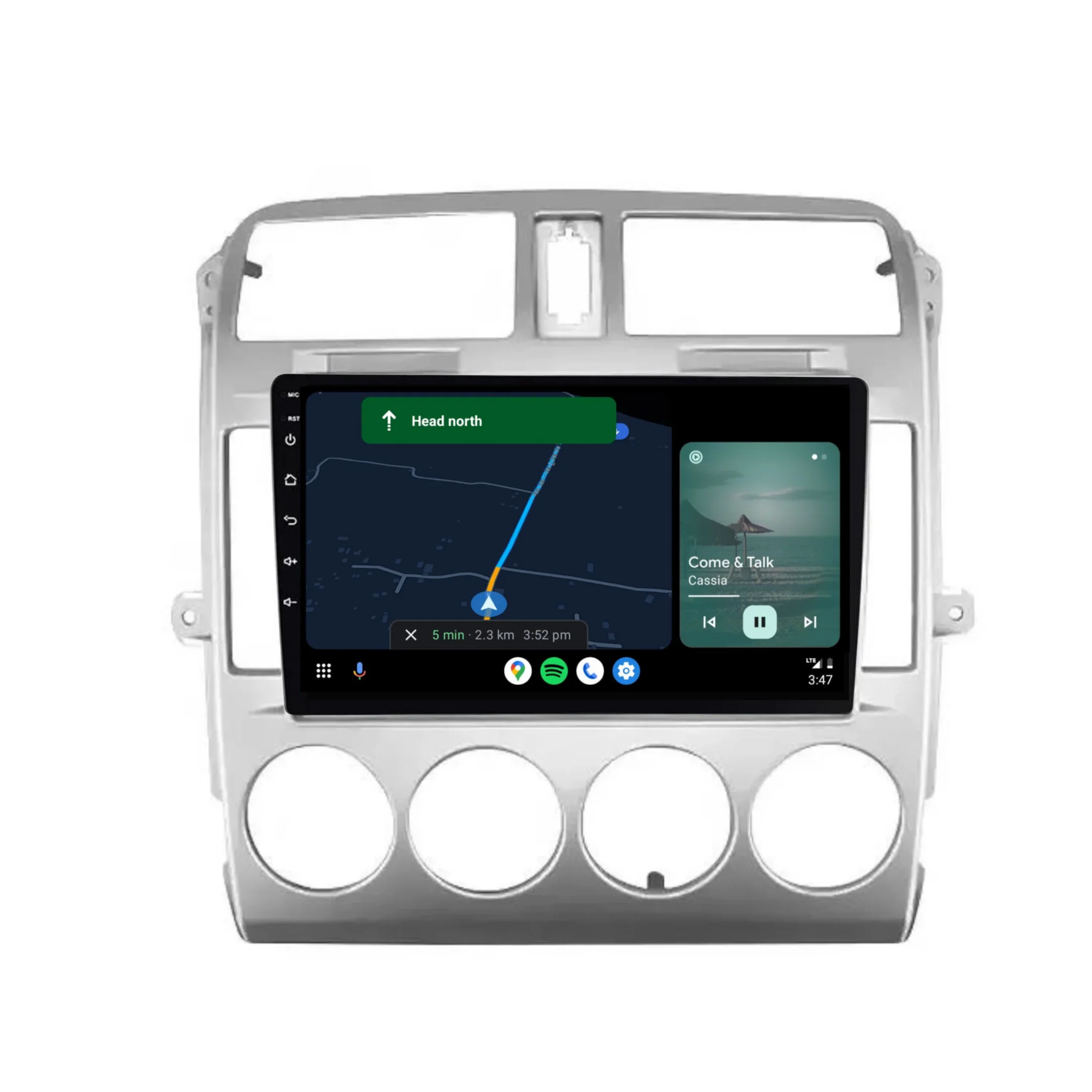 Kia Carnival (2002-2006) Plug & Play Head Unit Upgrade Kit: Car Radio with Wireless & Wired Apple CarPlay & Android Auto - Image 4