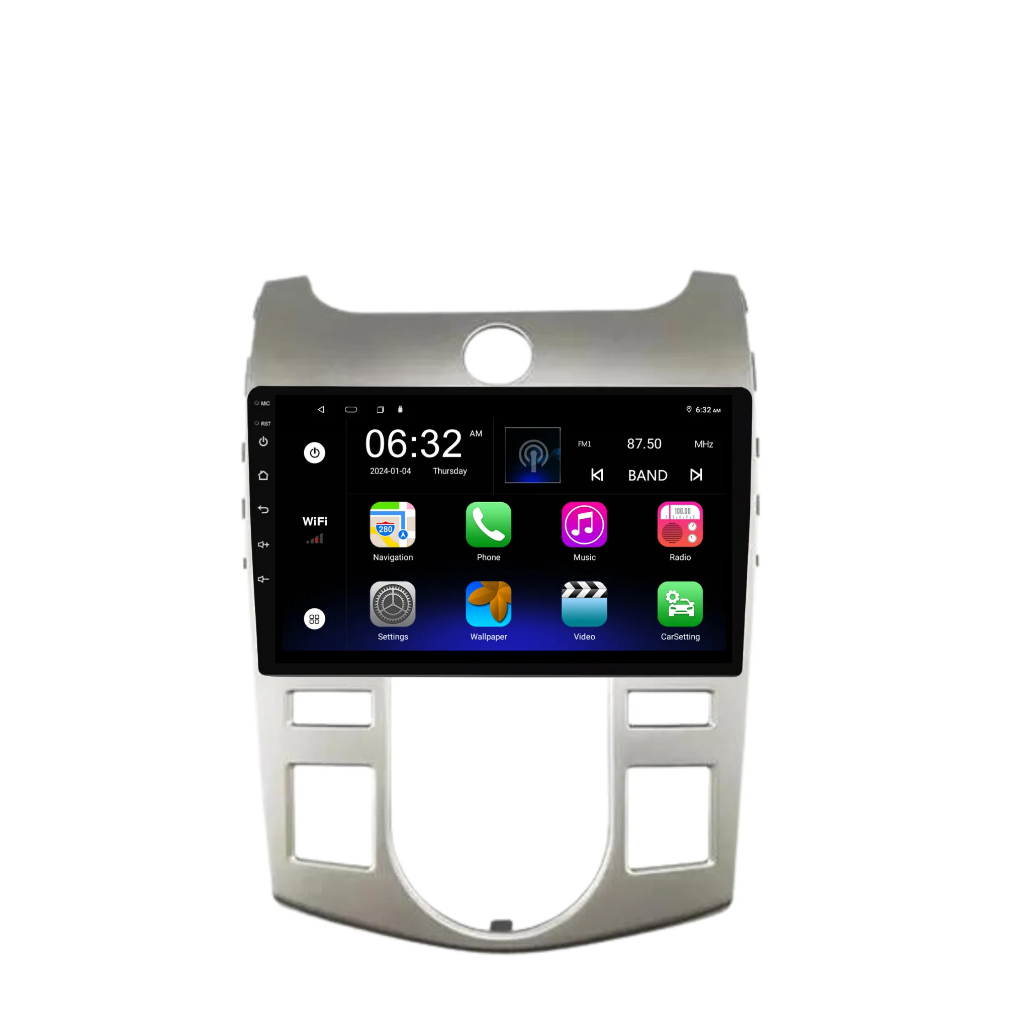 Kia Cerato AUTO AC (2008-2017) Plug & Play Head Unit Upgrade Kit: Car Radio with Wireless & Wired Apple CarPlay & Android Auto - Image 6