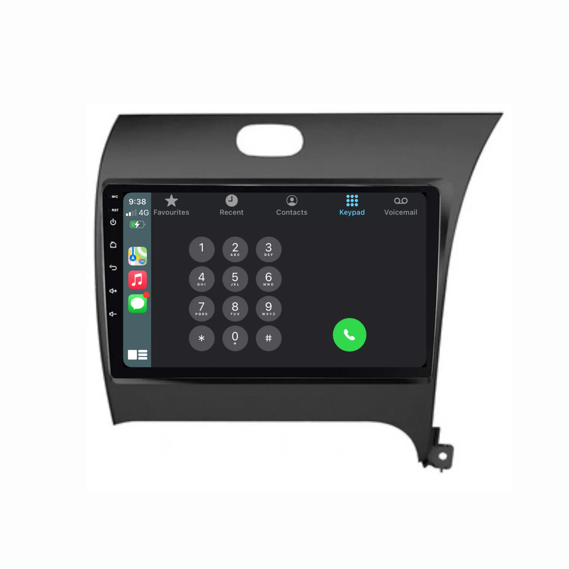 Kia Cerato / K3 (2013-2018) Plug & Play Head Unit Upgrade Kit: Car Radio with Wireless & Wired Apple CarPlay & Android Auto - Image 4