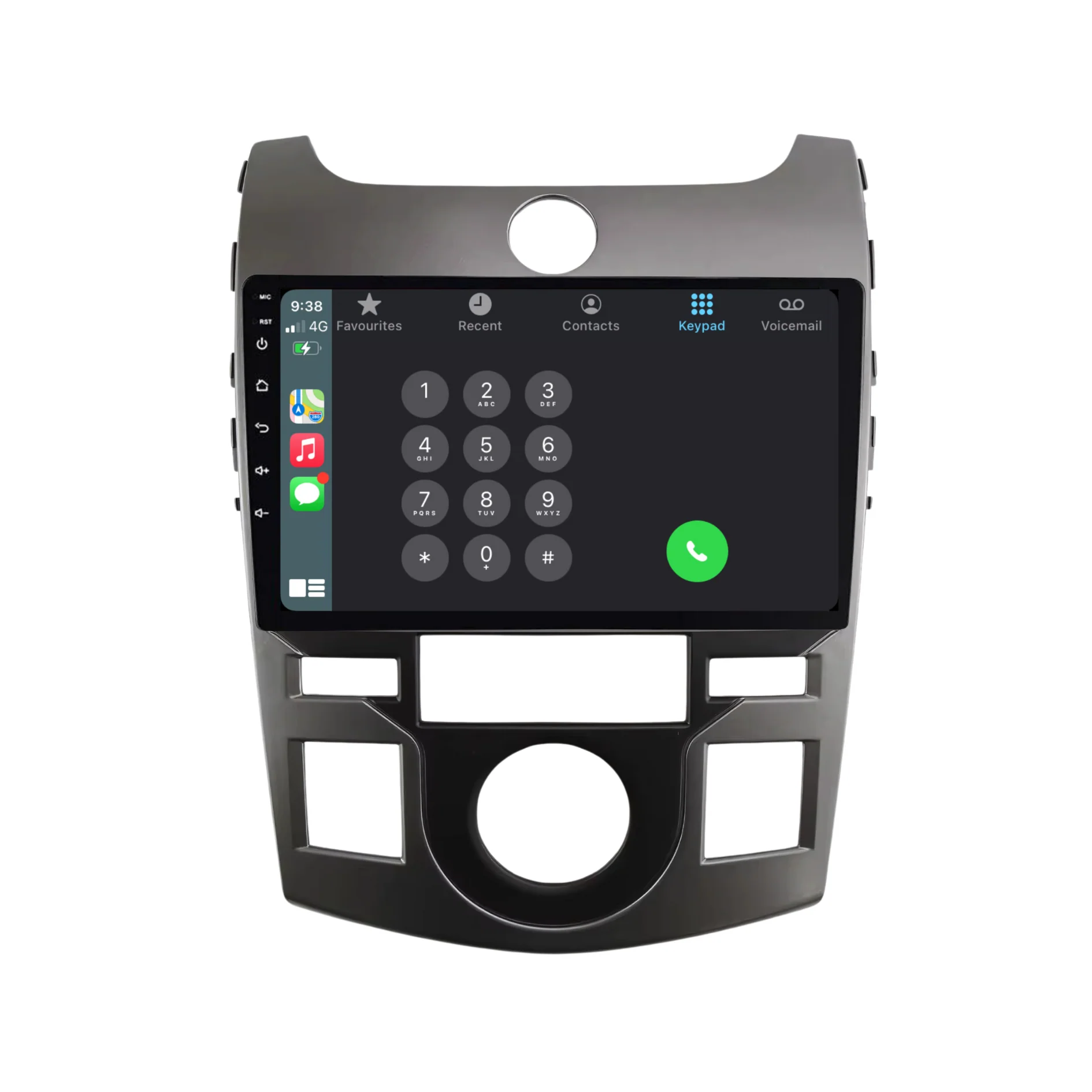 Kia Cerato TD Koup (2008-2013) Plug & Play Head Unit Upgrade Kit: Car Radio with Wireless & Wired Apple CarPlay & Android Auto - Image 4
