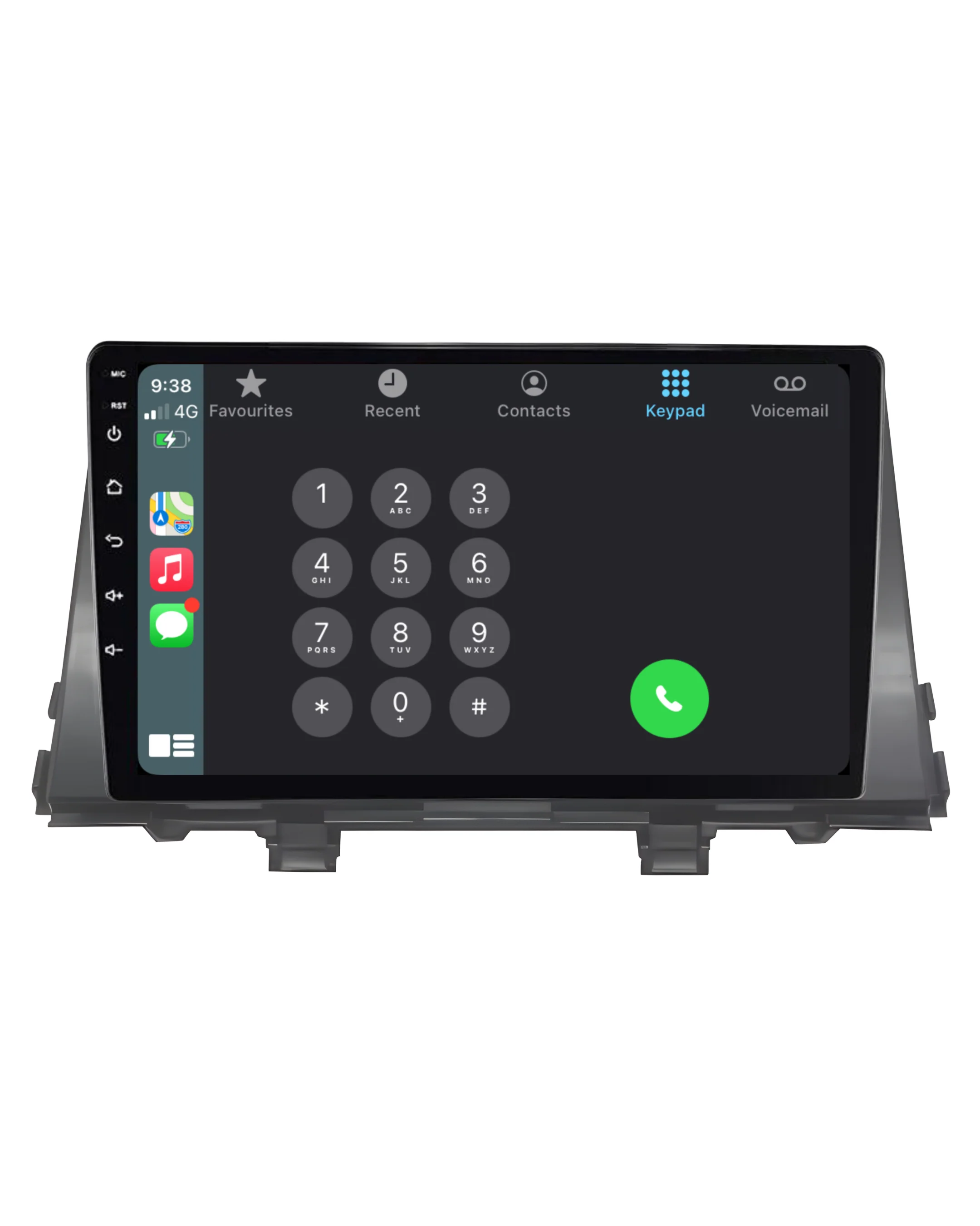 Kia Picanto (2016-2024) Plug & Play Head Unit Upgrade Kit: Car Radio with Wireless & Wired Apple CarPlay & Android Auto - Image 3