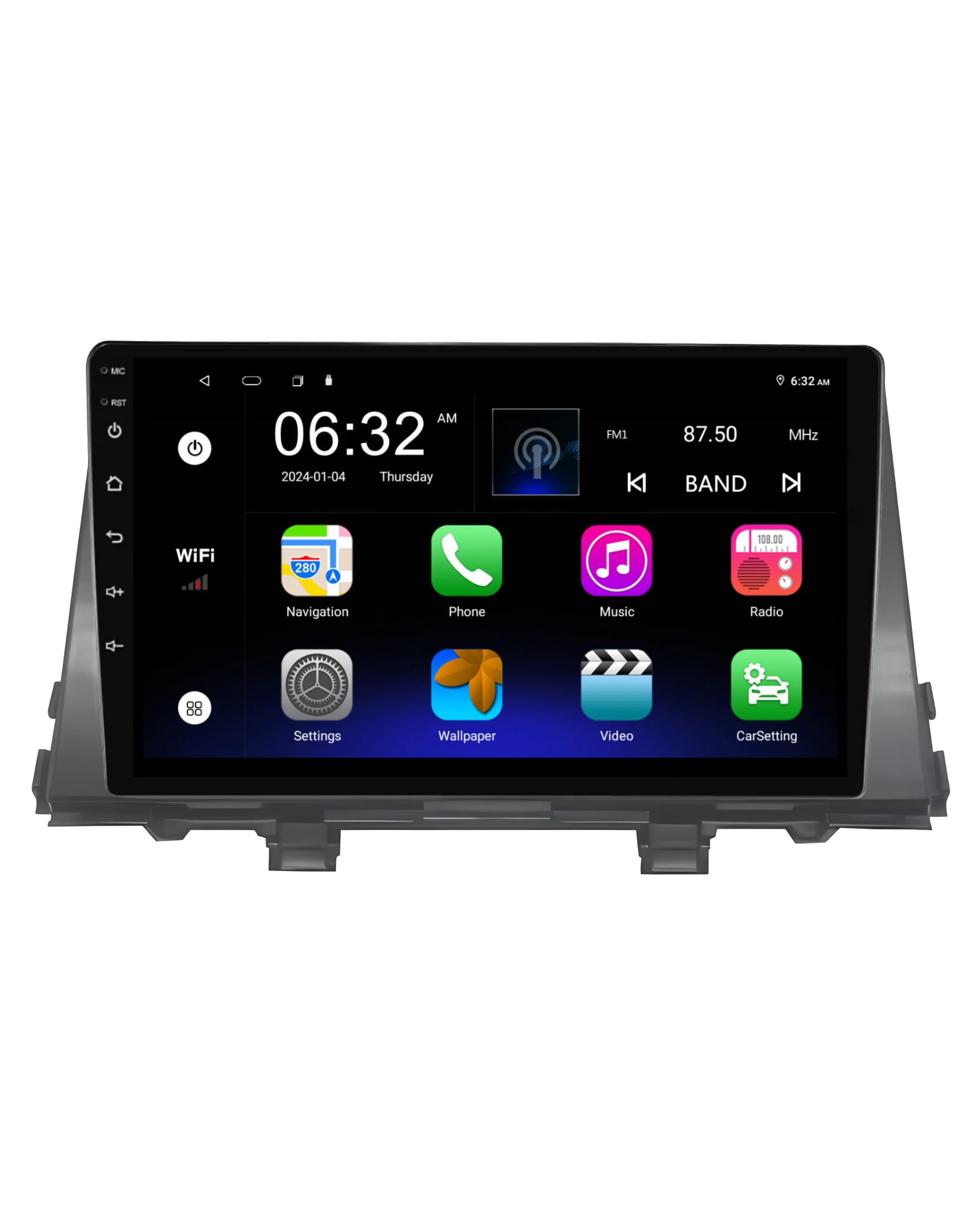 Kia Picanto (2016-2024) Plug & Play Head Unit Upgrade Kit: Car Radio with Wireless & Wired Apple CarPlay & Android Auto - Image 6
