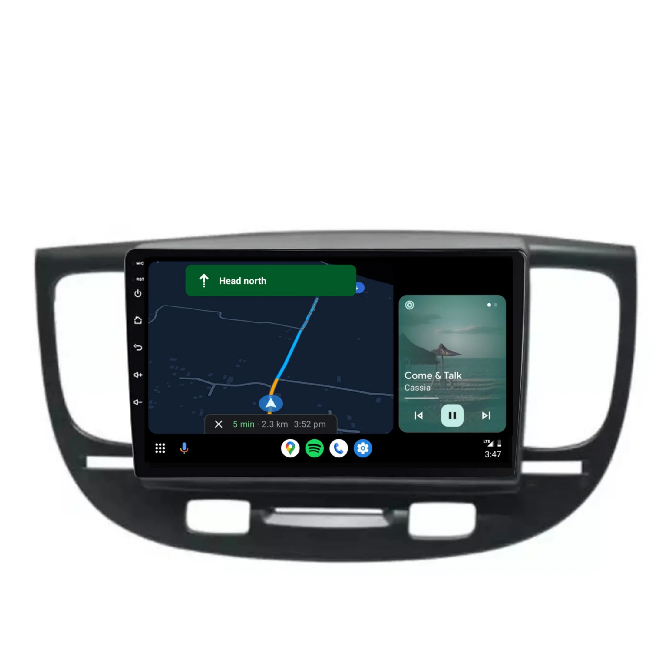 Kia Rio (2005-2011) Plug & Play Head Unit Upgrade Kit: Car Radio with Wireless & Wired Apple CarPlay & Android Auto - Image 4