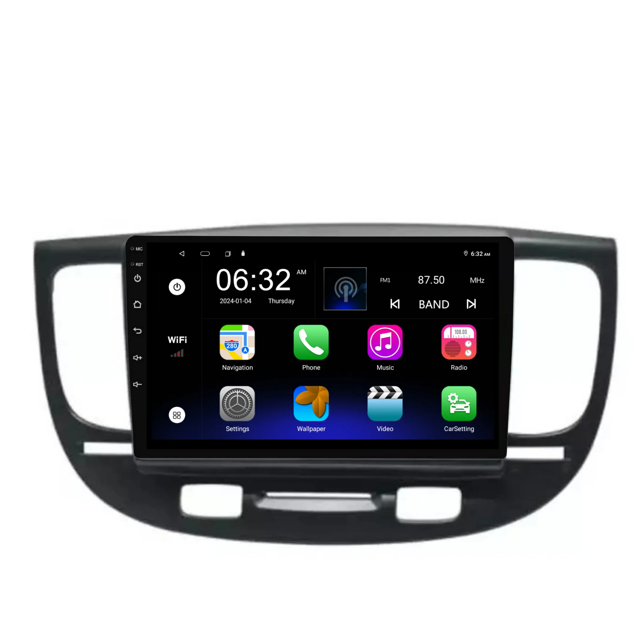 Kia Rio (2005-2011) Plug & Play Head Unit Upgrade Kit: Car Radio with Wireless & Wired Apple CarPlay & Android Auto - Image 6