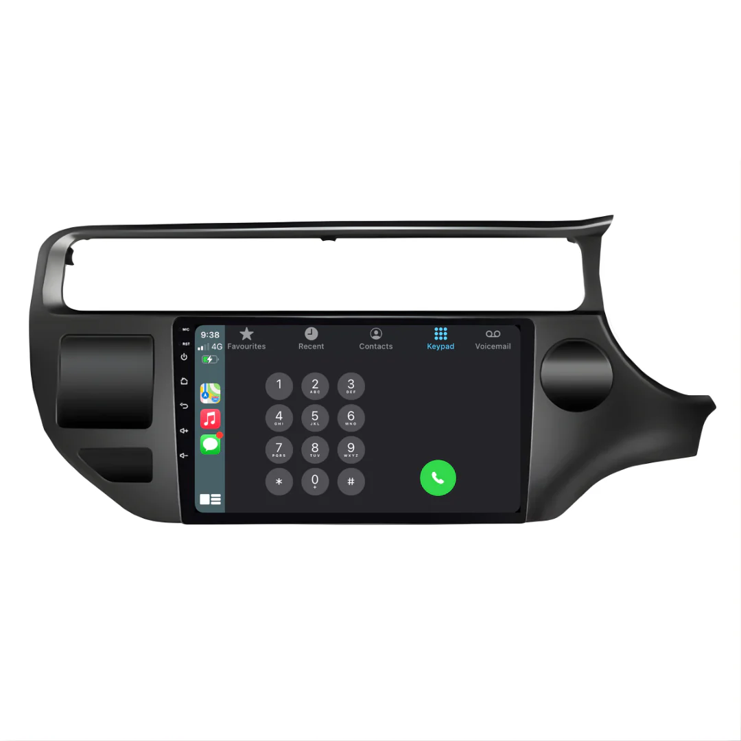 Kia Rio (2012-2016) Plug & Play Head Unit Upgrade Kit: Car Radio with Wireless & Wired Apple CarPlay & Android Auto - Image 3