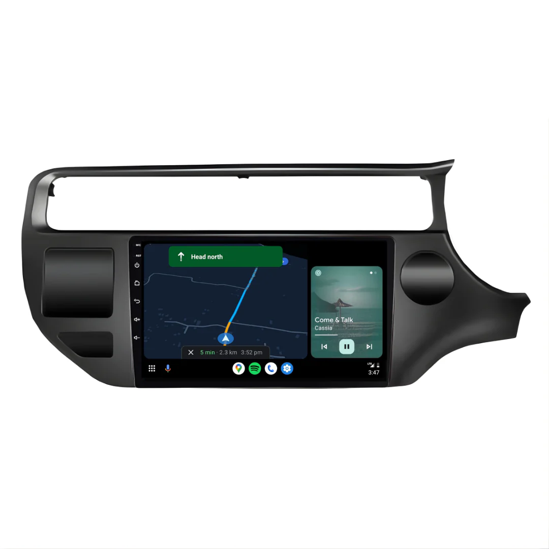 Kia Rio (2012-2016) Plug & Play Head Unit Upgrade Kit: Car Radio with Wireless & Wired Apple CarPlay & Android Auto - Image 4