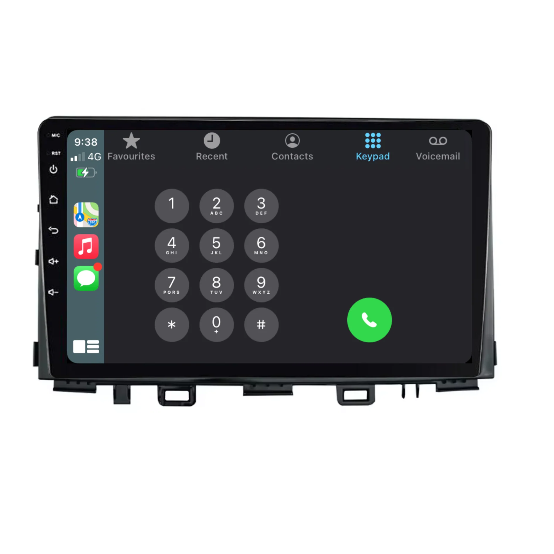 Kia Rio (2017-2024) Plug & Play Head Unit Upgrade Kit: Car Radio with Wireless & Wired Apple CarPlay & Android Auto - Image 3