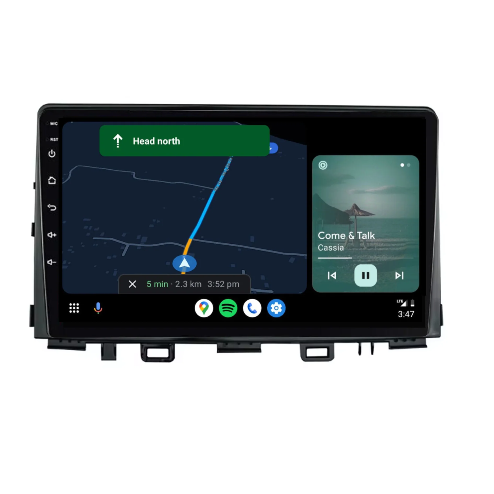 Kia Rio (2017-2024) Plug & Play Head Unit Upgrade Kit: Car Radio with Wireless & Wired Apple CarPlay & Android Auto - Image 4