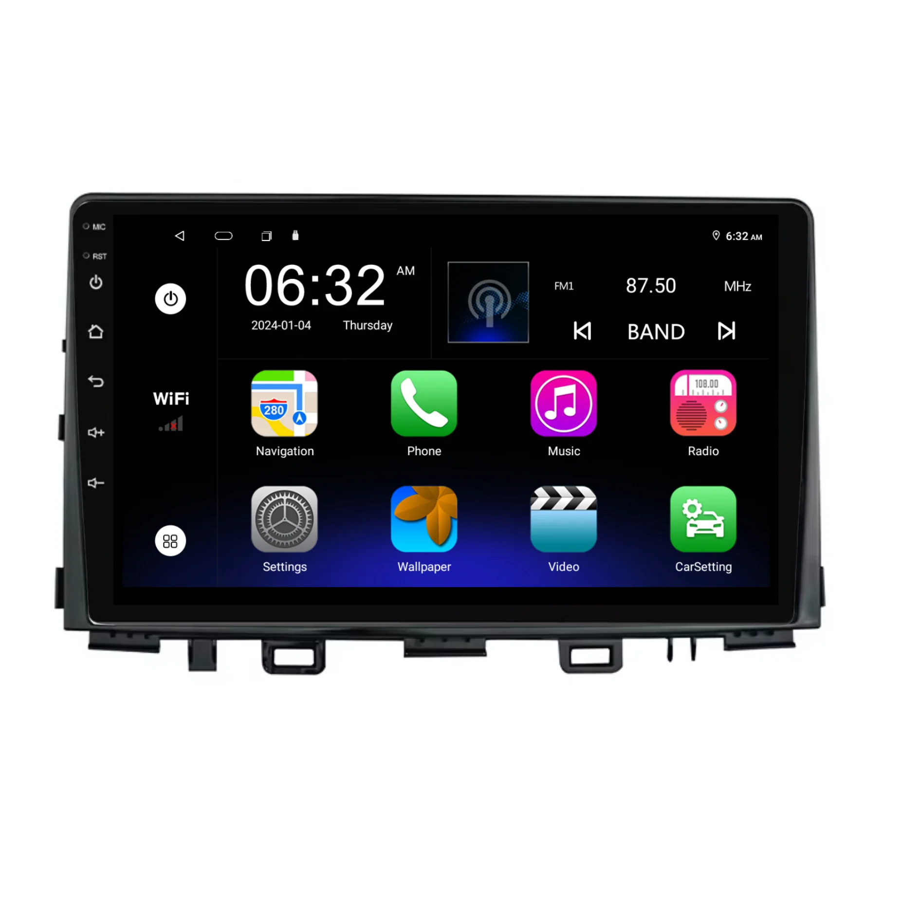 Kia Rio (2017-2024) Plug & Play Head Unit Upgrade Kit: Car Radio with Wireless & Wired Apple CarPlay & Android Auto - Image 6