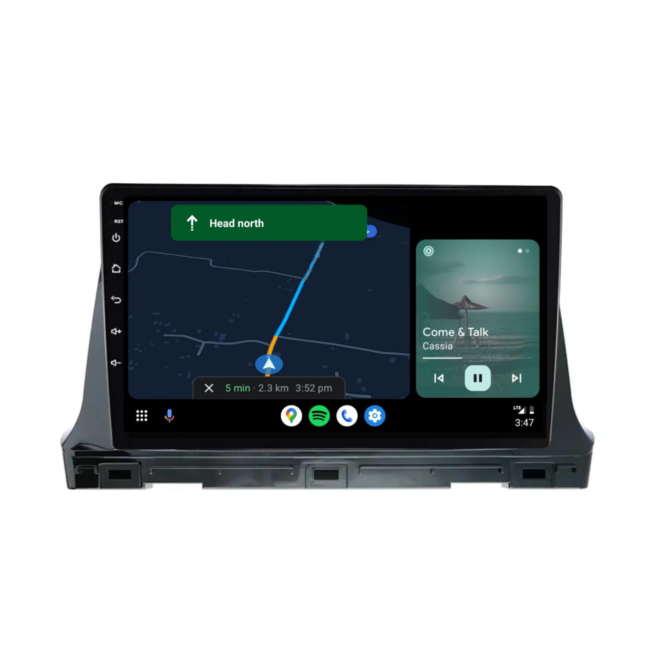 Kia Seltos (2020-2023) Plug & Play Head Unit Upgrade Kit: Car Radio with Wireless & Wired Apple CarPlay & Android Auto - Image 4
