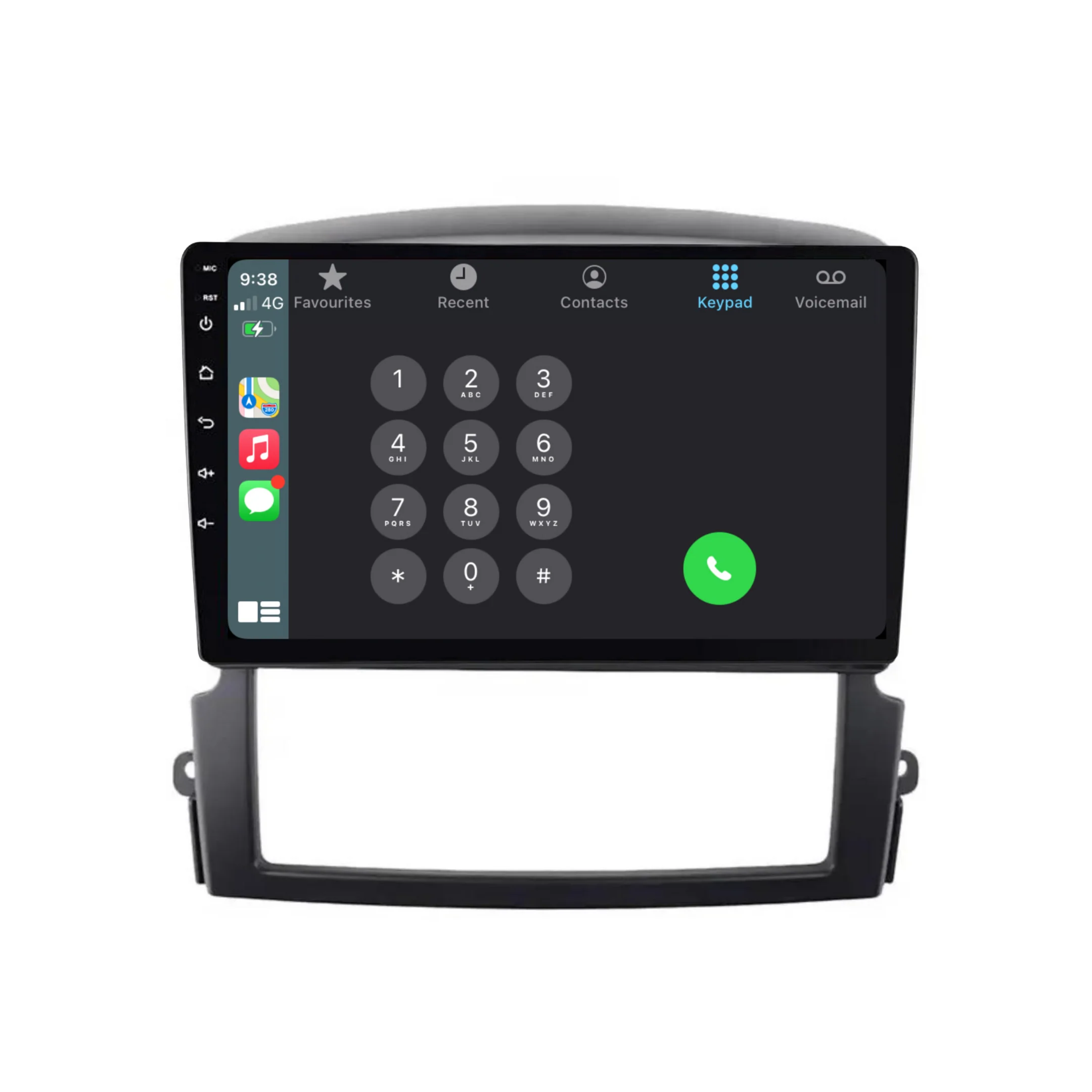 Kia Sorento (2006-2009) Plug & Play Head Unit Upgrade Kit: Car Radio with Wireless & Wired Apple CarPlay & Android Auto - Image 3