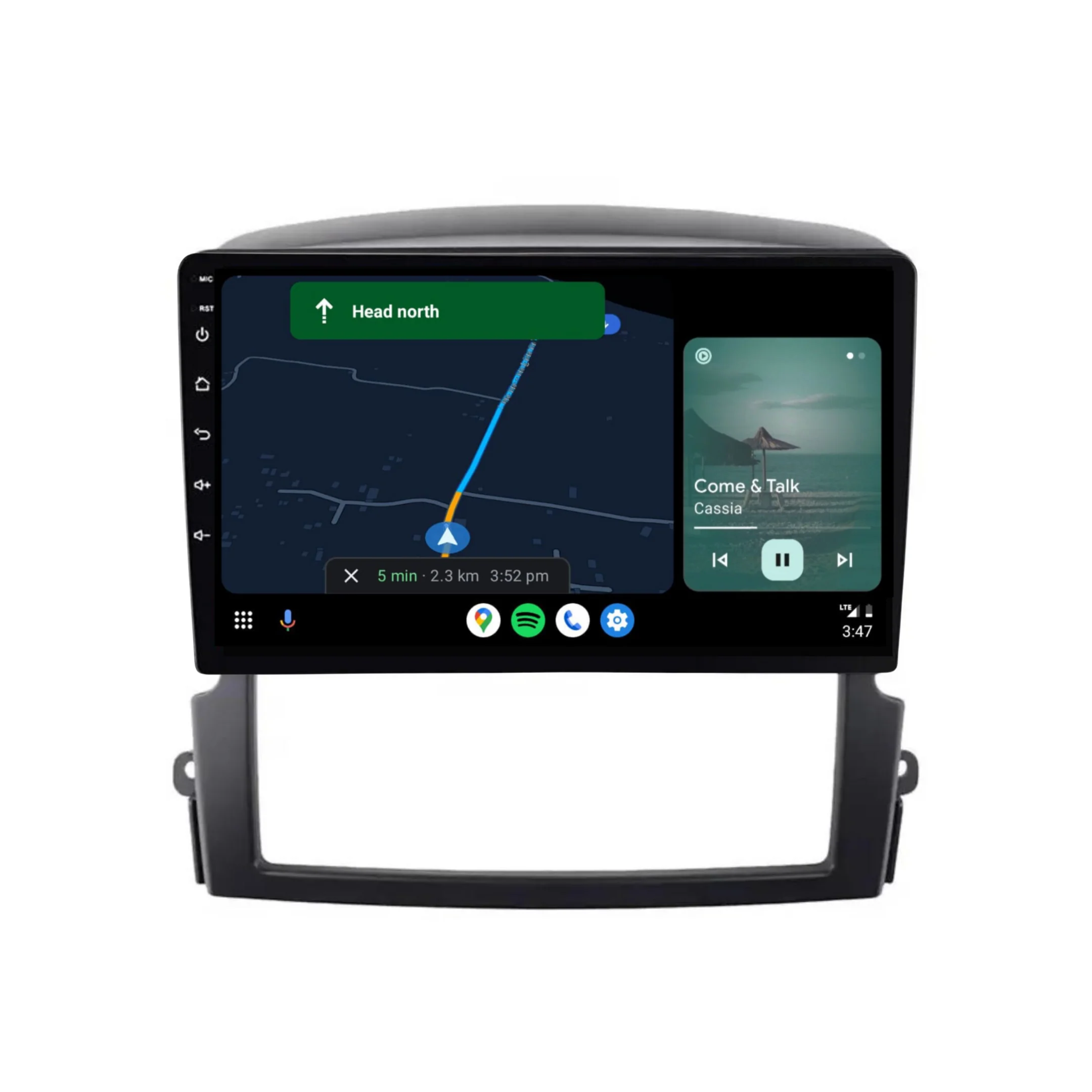 Kia Sorento (2006-2009) Plug & Play Head Unit Upgrade Kit: Car Radio with Wireless & Wired Apple CarPlay & Android Auto - Image 4
