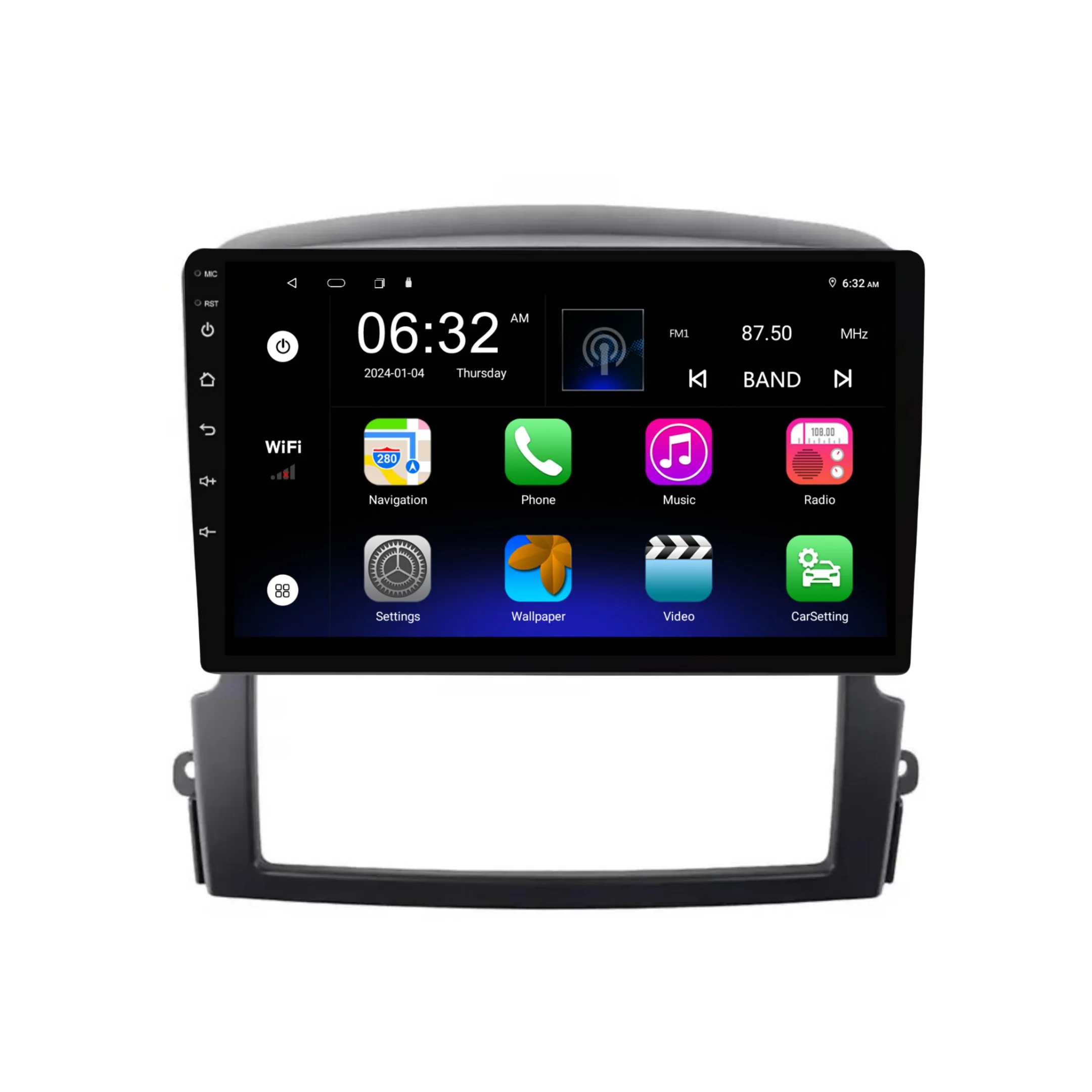 Kia Sorento (2006-2009) Plug & Play Head Unit Upgrade Kit: Car Radio with Wireless & Wired Apple CarPlay & Android Auto - Image 6