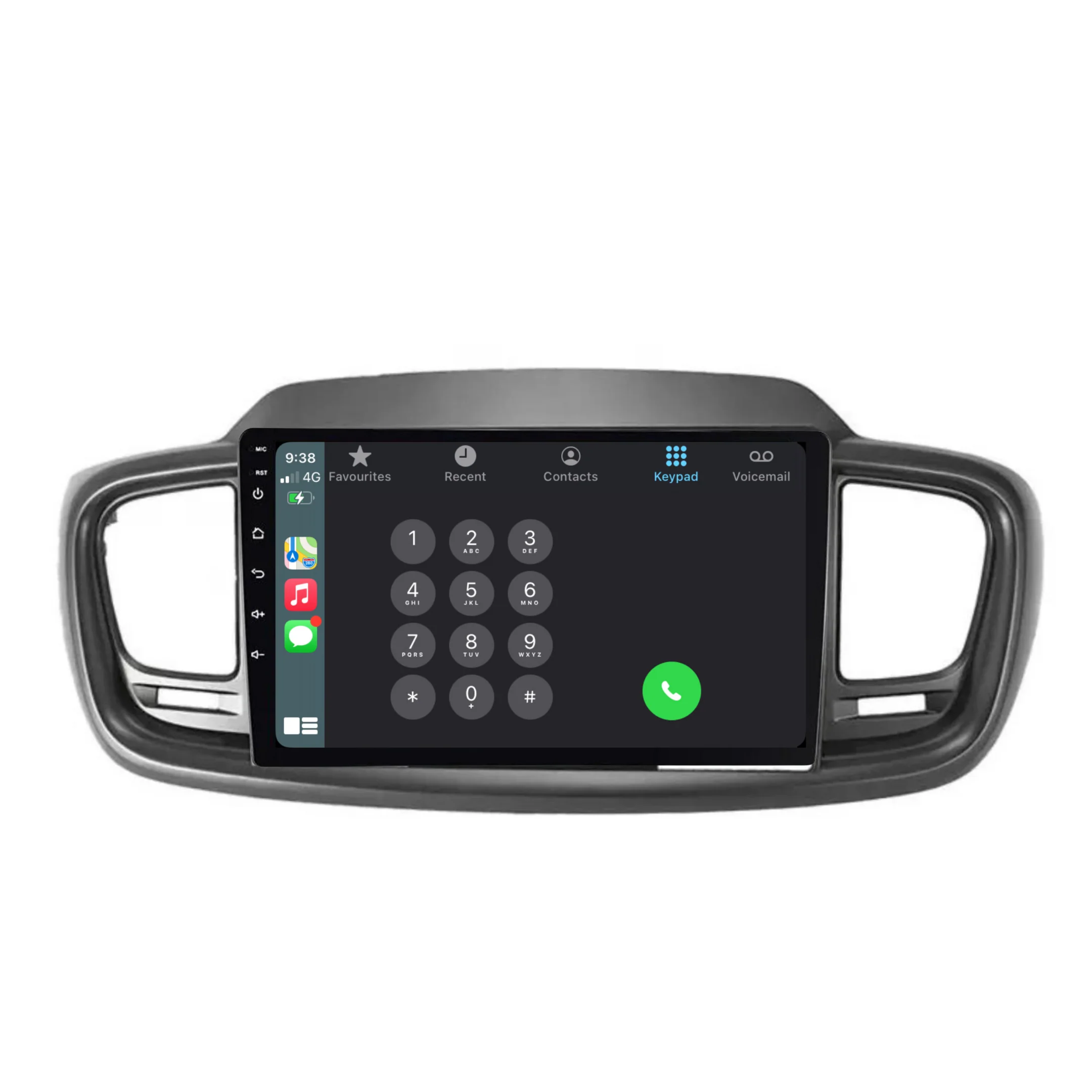 Kia Sorento (2015-2018) Plug & Play Head Unit Upgrade Kit: Car Radio with Wireless & Wired Apple CarPlay & Android Auto - Image 5