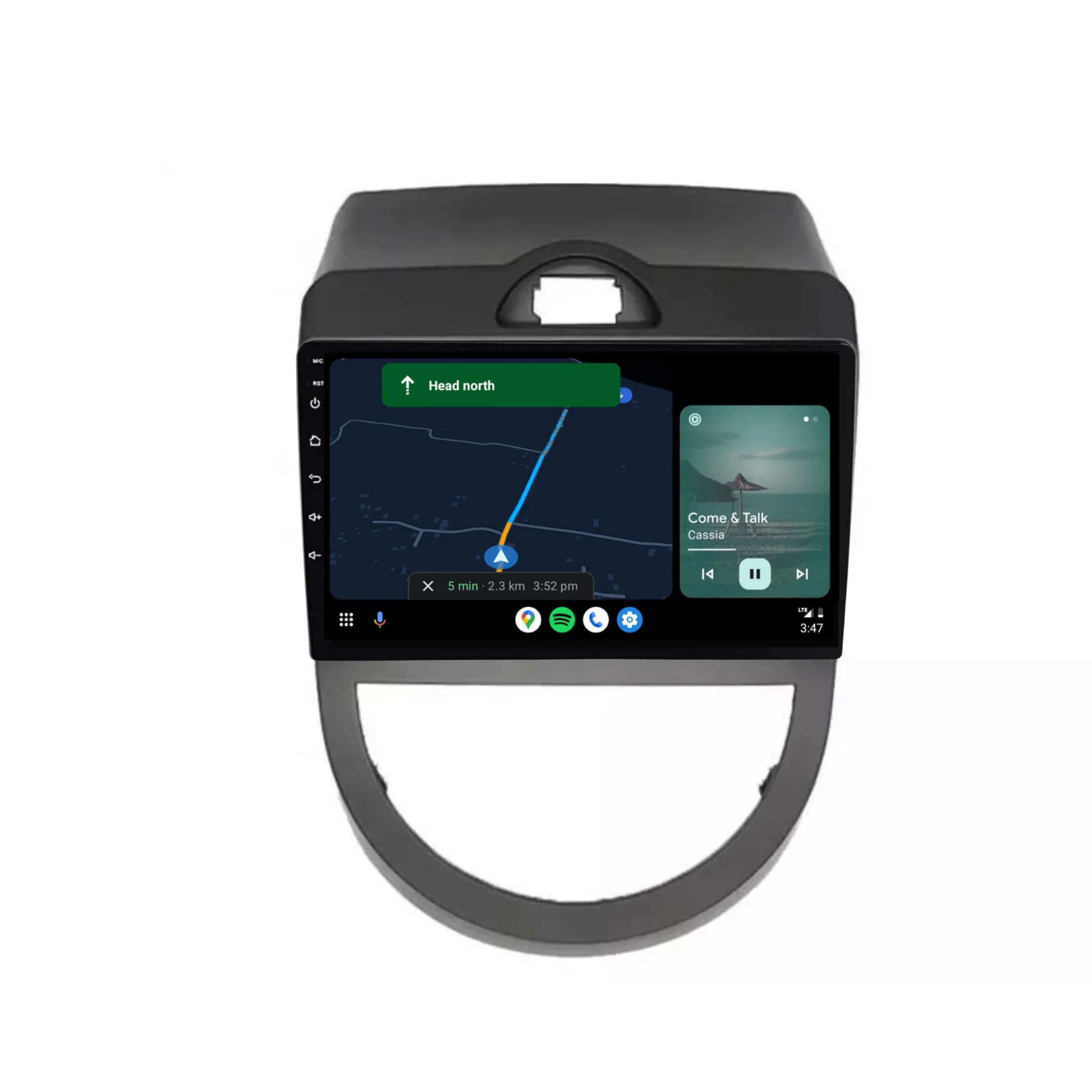 Kia Soul (2010-2013) Plug & Play Head Unit Upgrade Kit: Car Radio with Wireless & Wired Apple CarPlay & Android Auto - Image 4