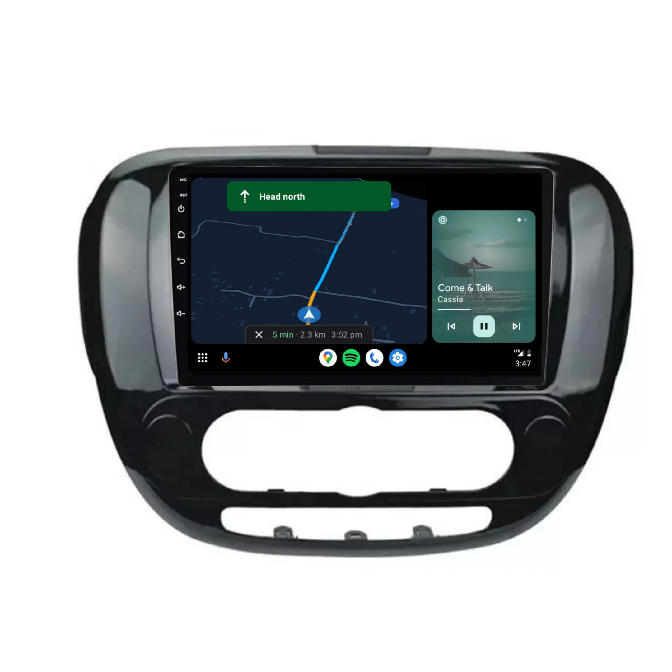 Kia Soul (2014-2018) Plug & Play Head Unit Upgrade Kit: Car Radio with Wireless & Wired Apple CarPlay & Android Auto - Image 4