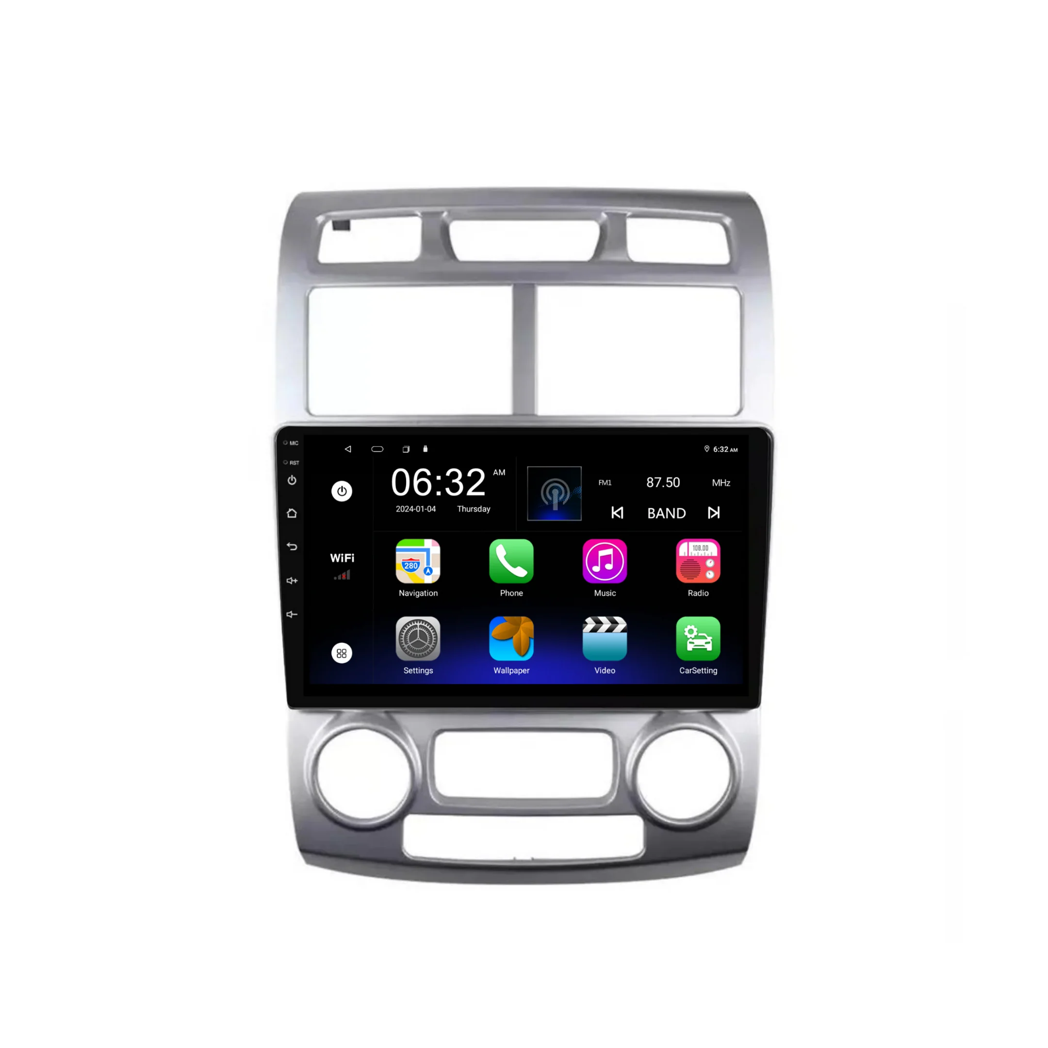 Kia Sportage (2005-2010) Plug & Play Head Unit Upgrade Kit: Car Radio with Wireless & Wired Apple CarPlay & Android Auto - Image 6