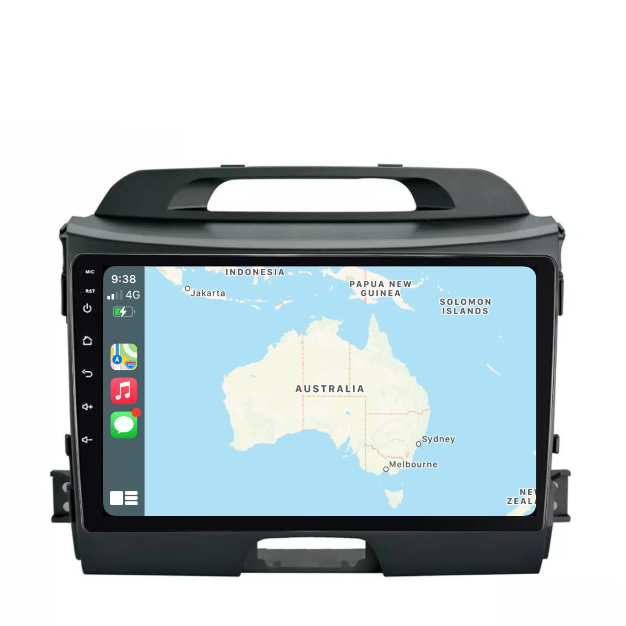 Kia Sportage (2011-2017) Plug & Play Head Unit Upgrade Kit: Car Radio with Wireless & Wired Apple CarPlay & Android Auto - Image 3