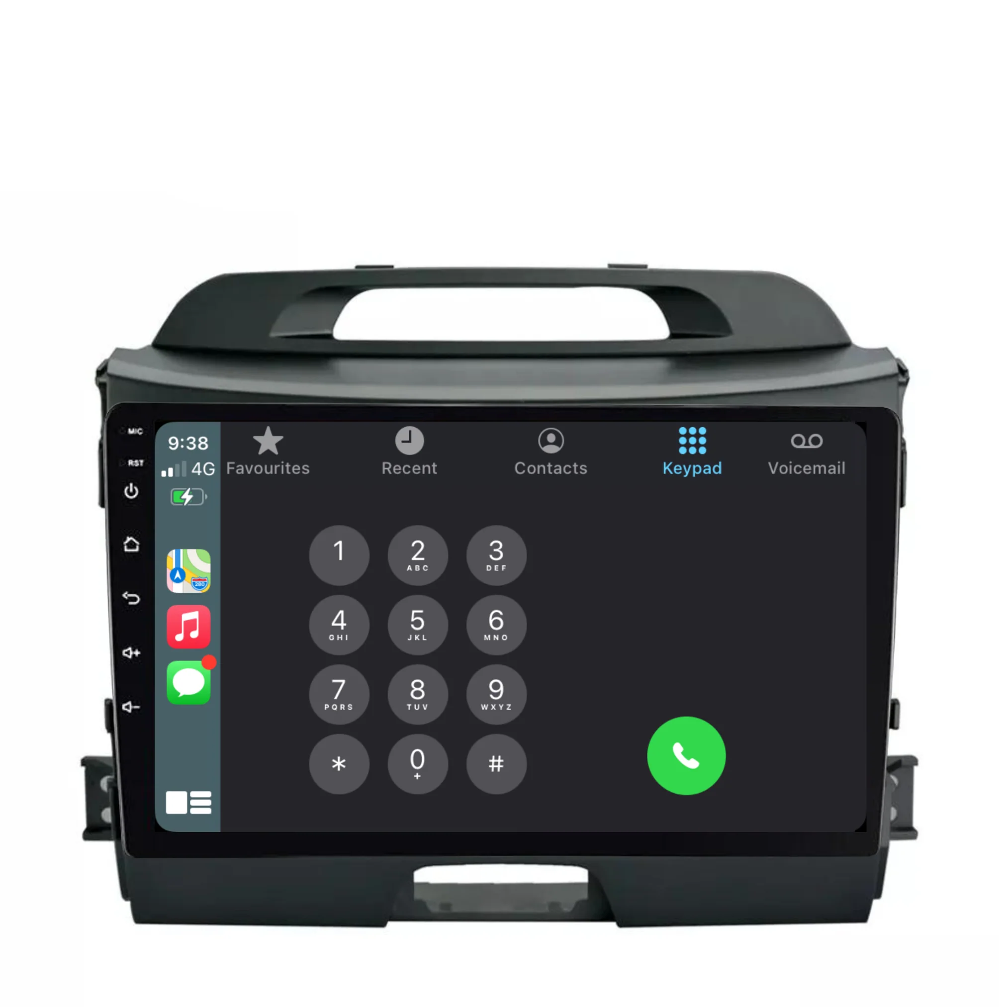 Kia Sportage (2011-2017) Plug & Play Head Unit Upgrade Kit: Car Radio with Wireless & Wired Apple CarPlay & Android Auto - Image 4