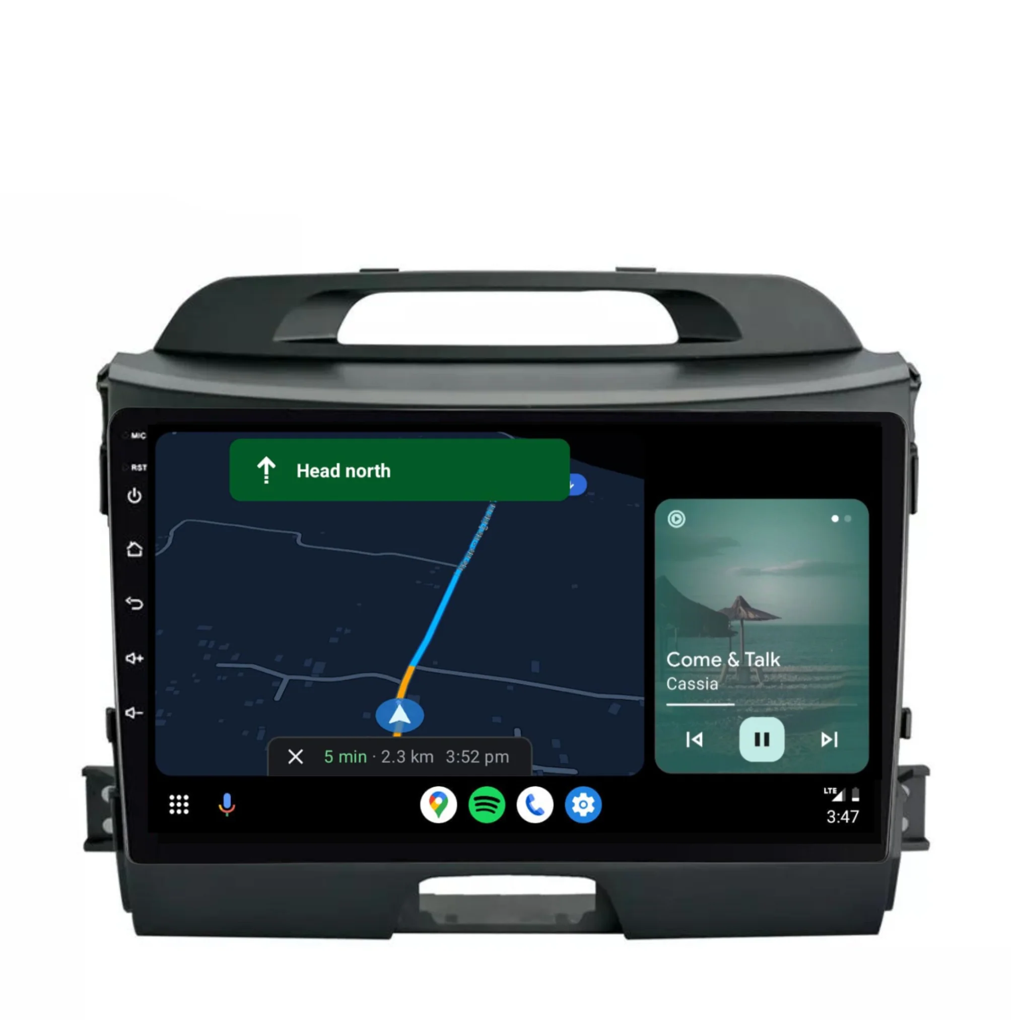 Kia Sportage (2011-2017) Plug & Play Head Unit Upgrade Kit: Car Radio with Wireless & Wired Apple CarPlay & Android Auto - Image 5