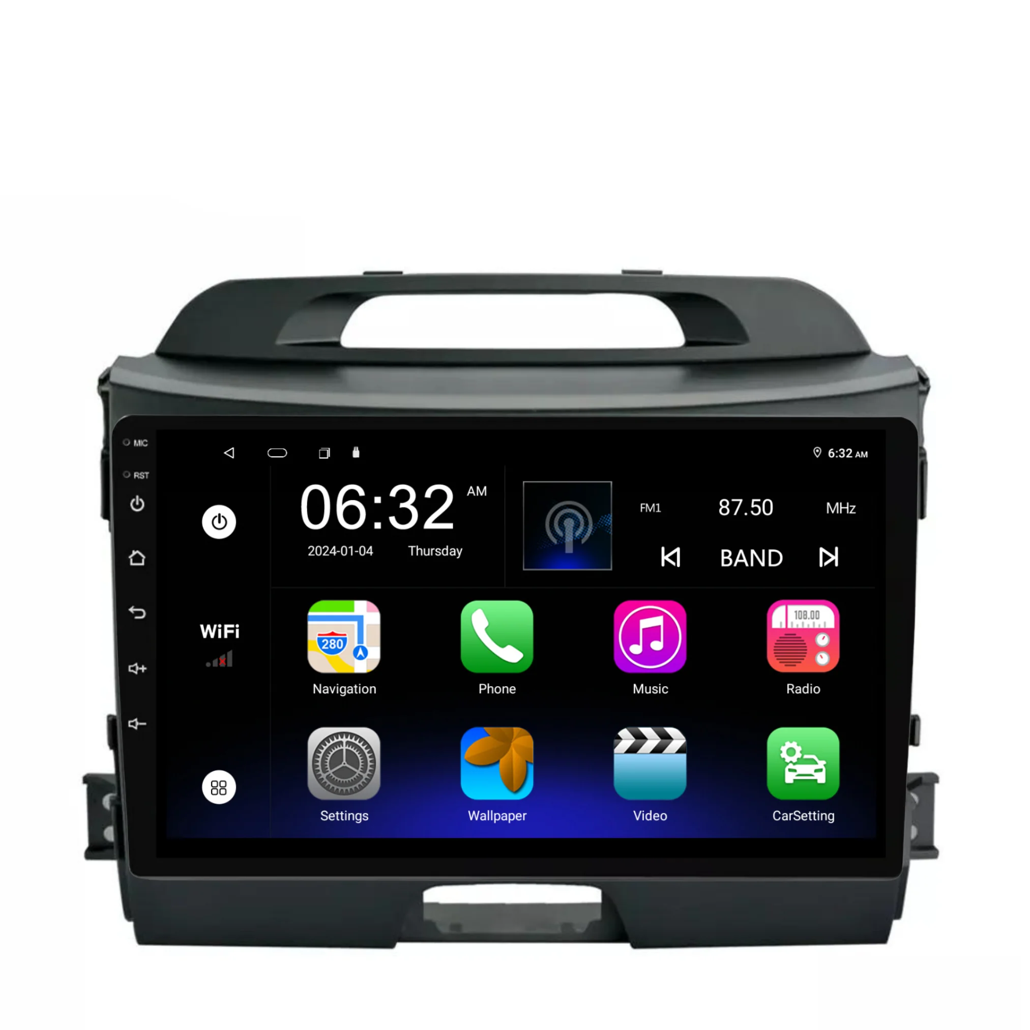 Kia Sportage (2011-2017) Plug & Play Head Unit Upgrade Kit: Car Radio with Wireless & Wired Apple CarPlay & Android Auto - Image 7