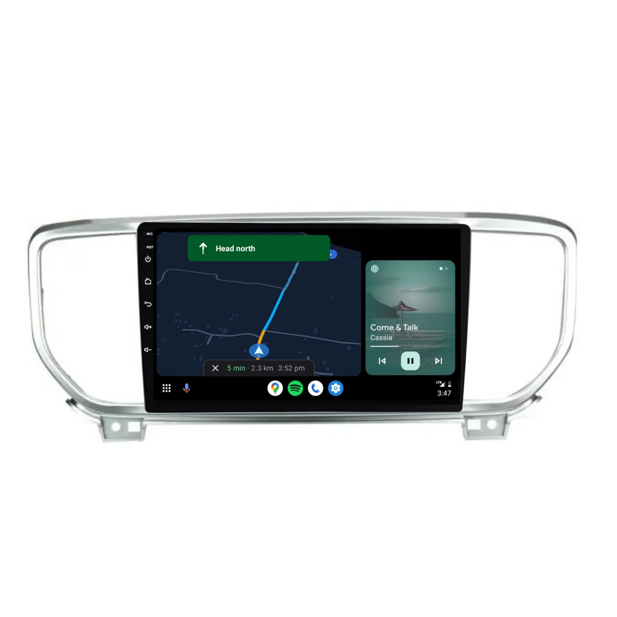 Kia Sportage / KX5 (2018-2021) Plug & Play Head Unit Upgrade Kit: Car Radio with Wireless & Wired Apple CarPlay & Android Auto - Image 4