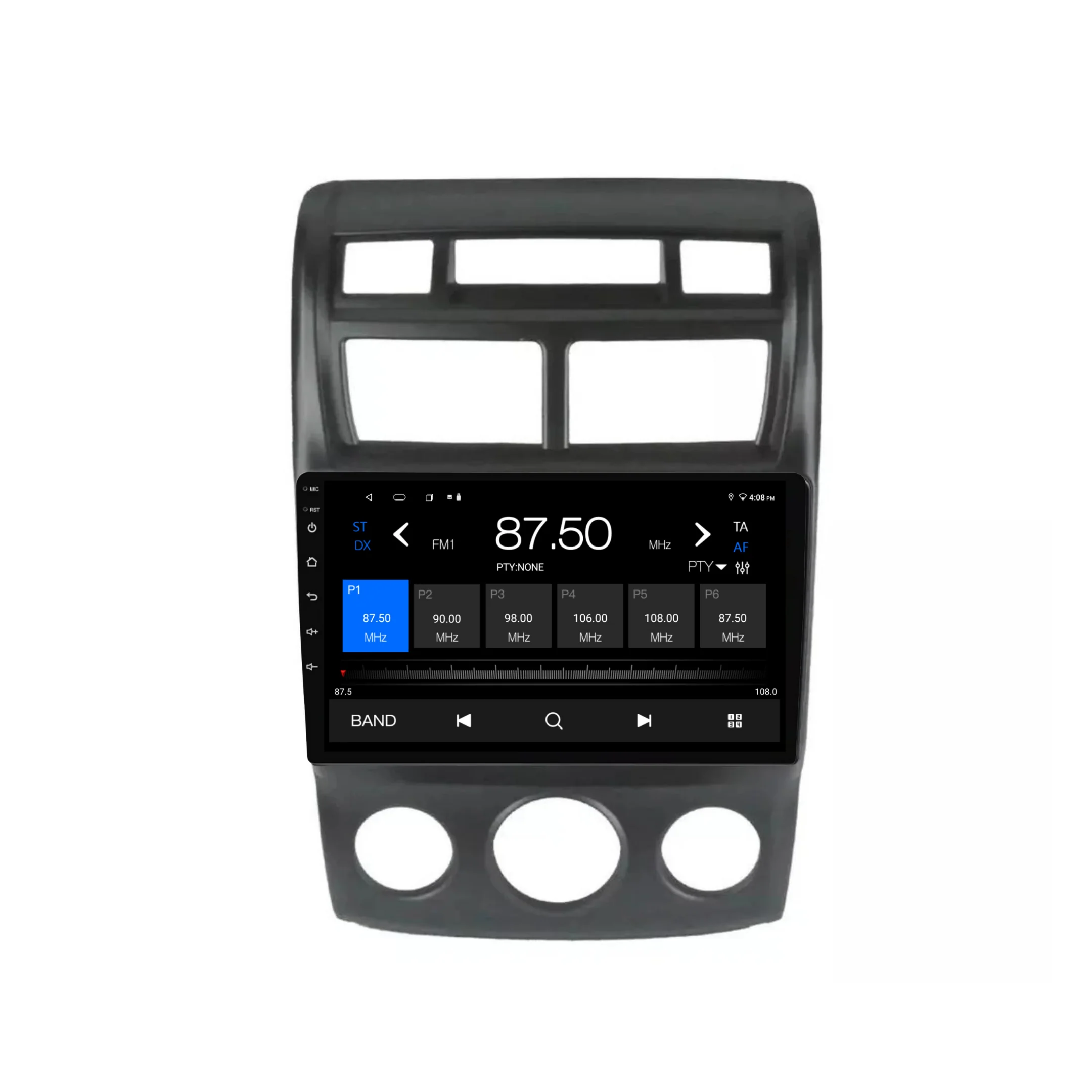 Kia Sportage (MANUAL AC) (2007-2010) Plug & Play Head Unit Upgrade Kit: Car Radio with Wireless & Wired Apple CarPlay & Android Auto - Image 5