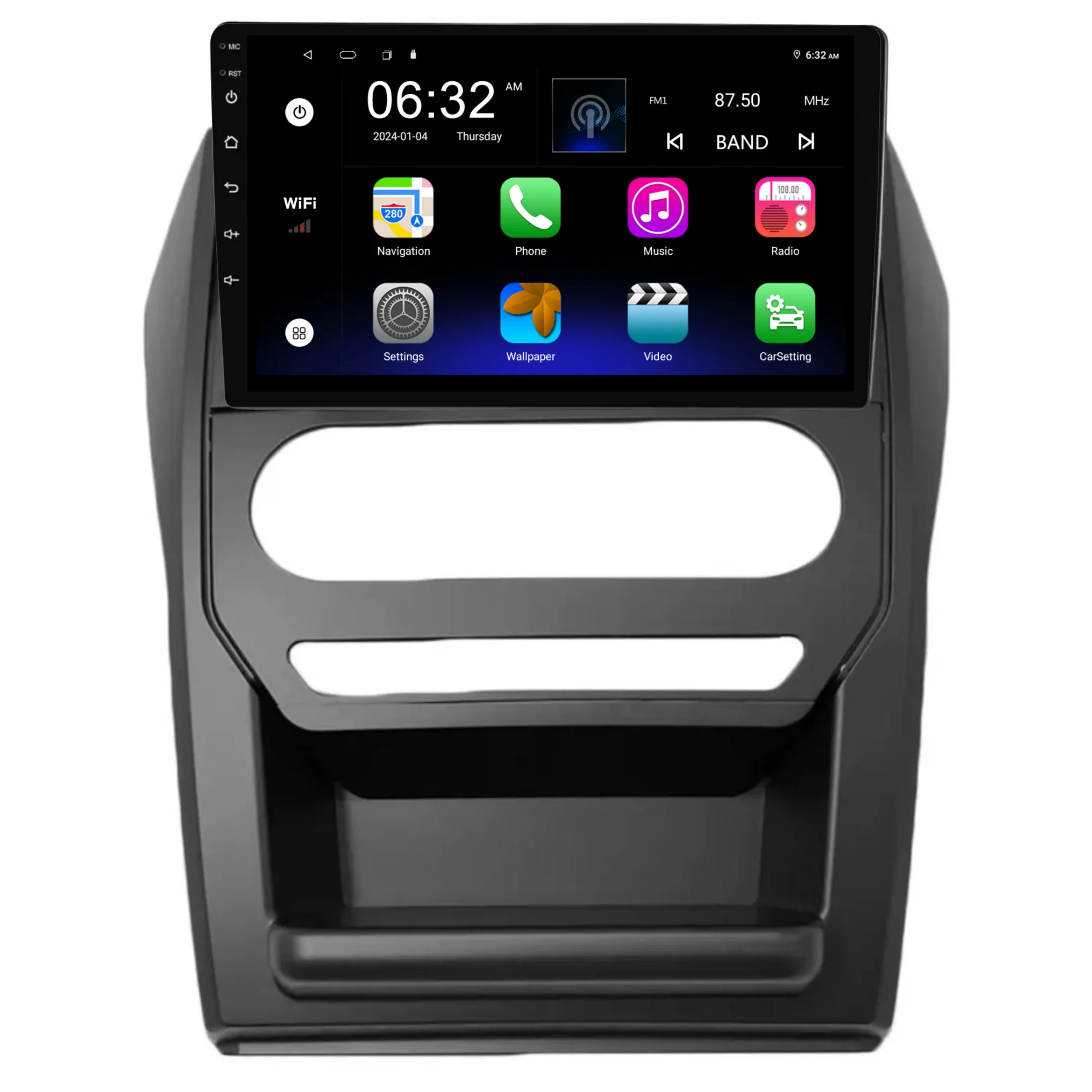 Mahindra Pik-Up / Scorpio (2015-2022) Digital AC Plug & Play Head Unit Upgrade Kit: Car Radio with Wireless & Wired Apple CarPlay & Android Auto - Image 6
