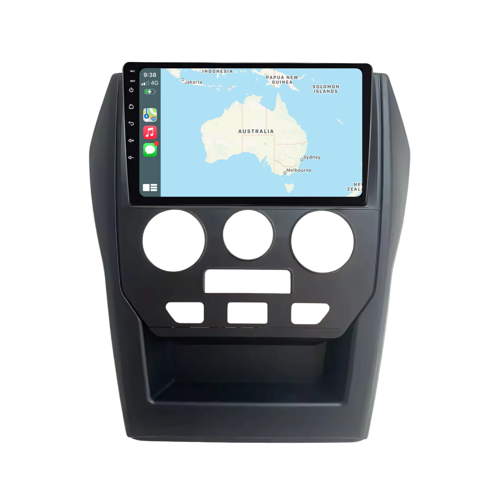 Mahindra Pik-Up / Scorpio (2015-2022) Manual AC Plug & Play Head Unit Upgrade Kit: Car Radio with Wireless & Wired Apple CarPlay & Android Auto - Image 3