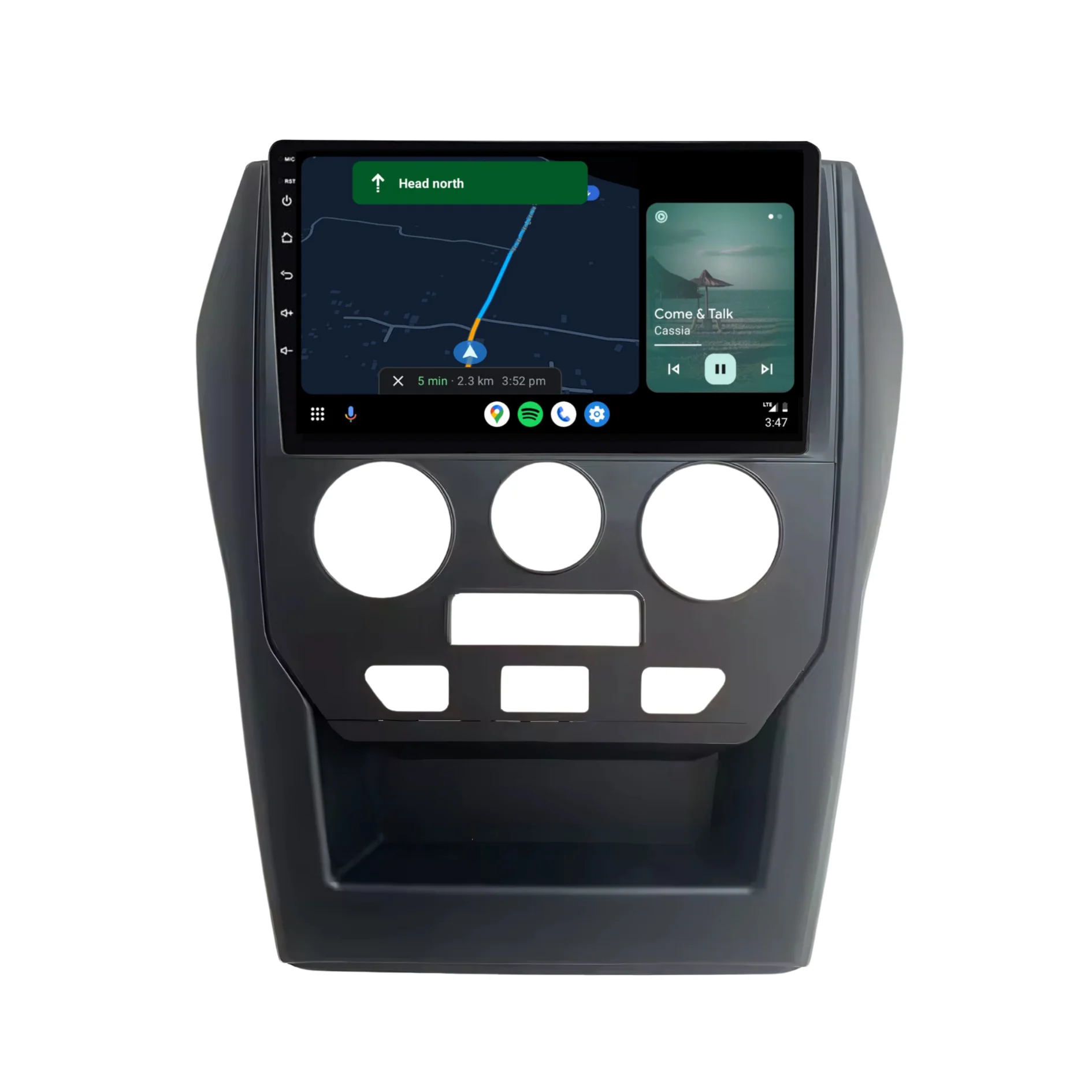 Mahindra Pik-Up / Scorpio (2015-2022) Manual AC Plug & Play Head Unit Upgrade Kit: Car Radio with Wireless & Wired Apple CarPlay & Android Auto - Image 5