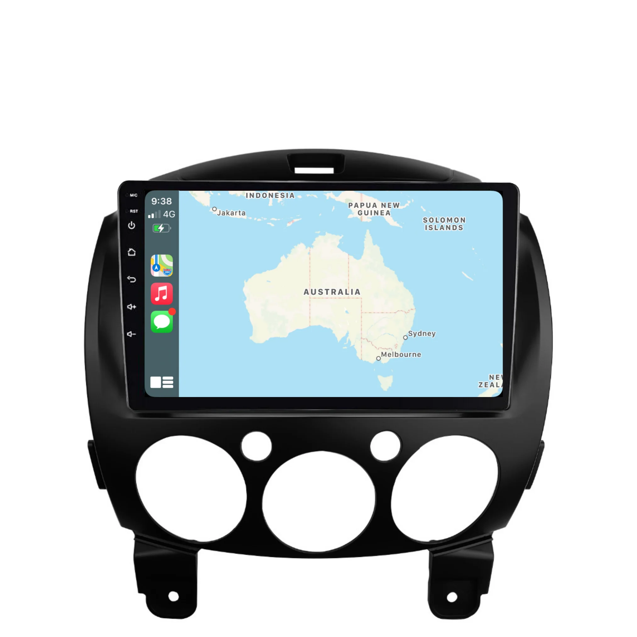 Mazda 2 (2007-2014) Plug & Play Head Unit Upgrade Kit: Car Radio with Wireless & Wired Apple CarPlay & Android Auto - Image 3