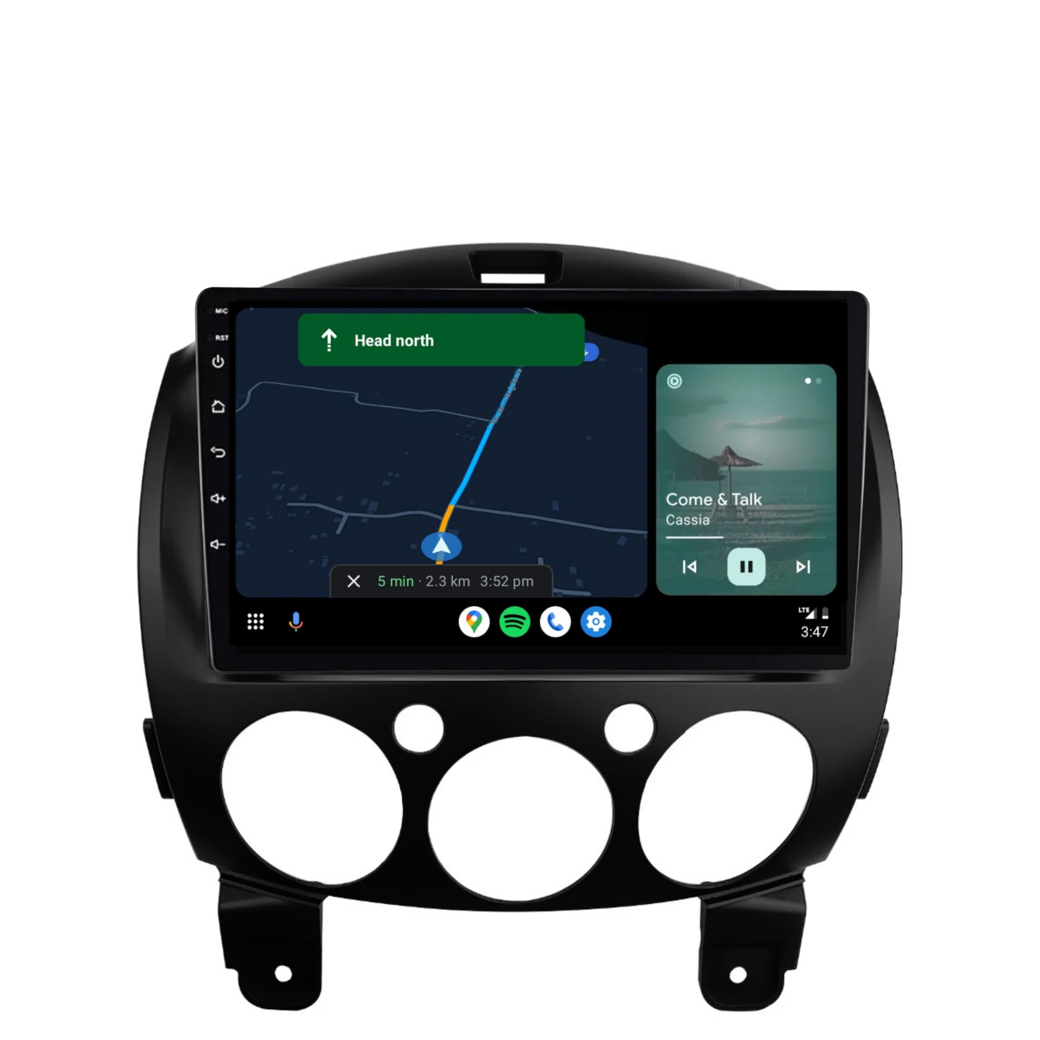 Mazda 2 (2007-2014) Plug & Play Head Unit Upgrade Kit: Car Radio with Wireless & Wired Apple CarPlay & Android Auto - Image 5