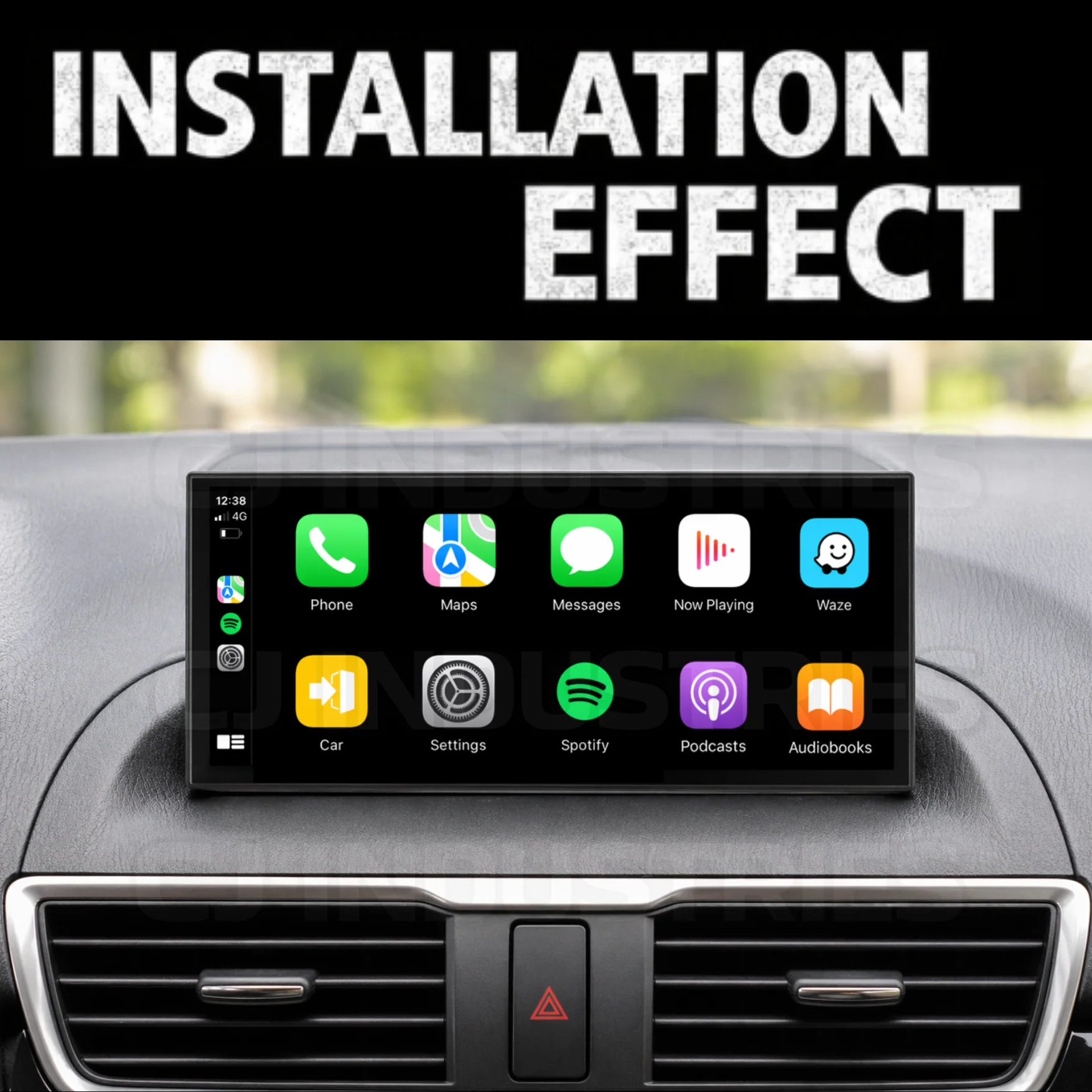 Mazda 3 BM (2013-2018) 12.3" HD Plug & Play Head Unit Upgrade Kit: Car Radio with Wireless & Wired Apple CarPlay & Android Auto - Image 8