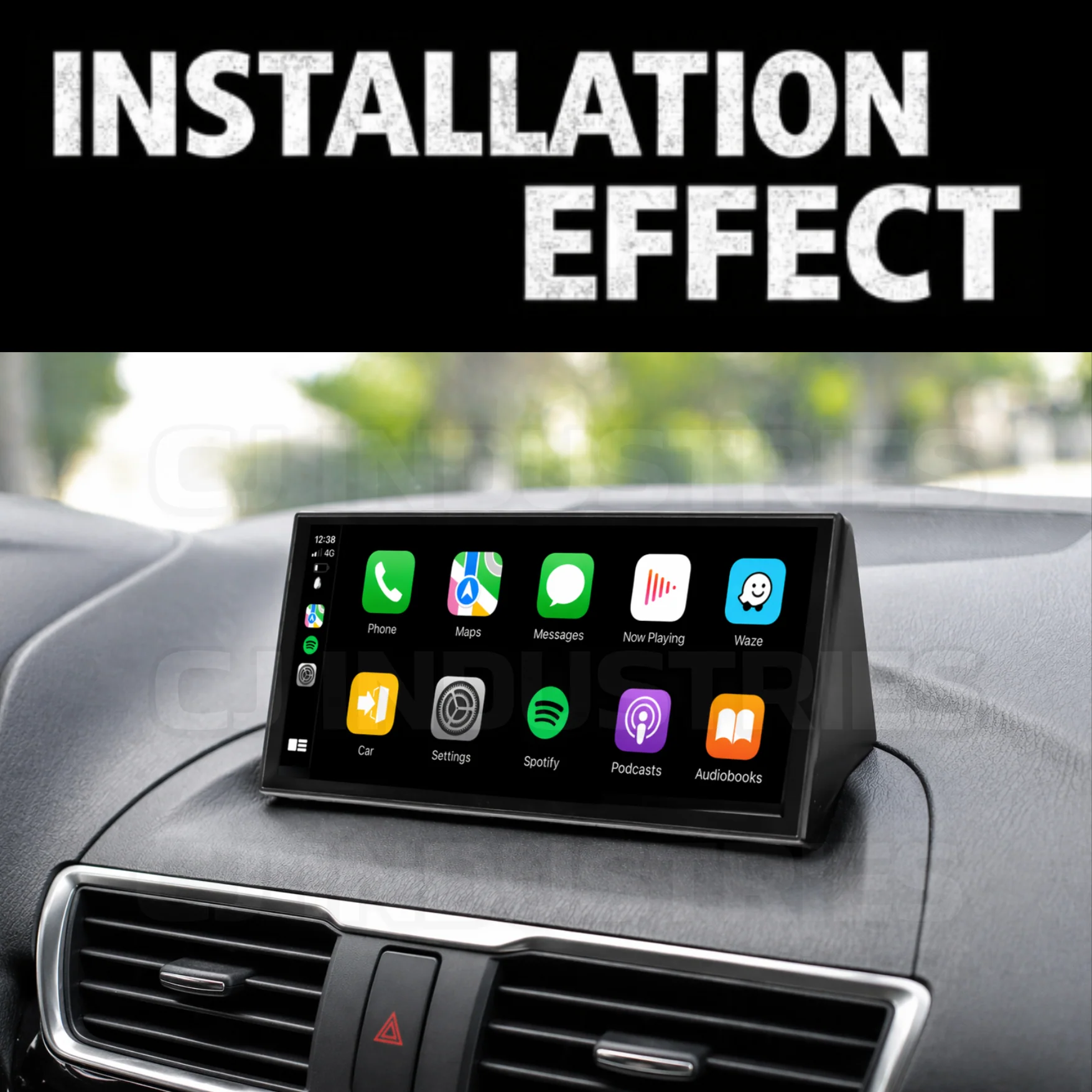 Mazda 3 BM (2013-2018) 12.3" HD Plug & Play Head Unit Upgrade Kit: Car Radio with Wireless & Wired Apple CarPlay & Android Auto - Image 9