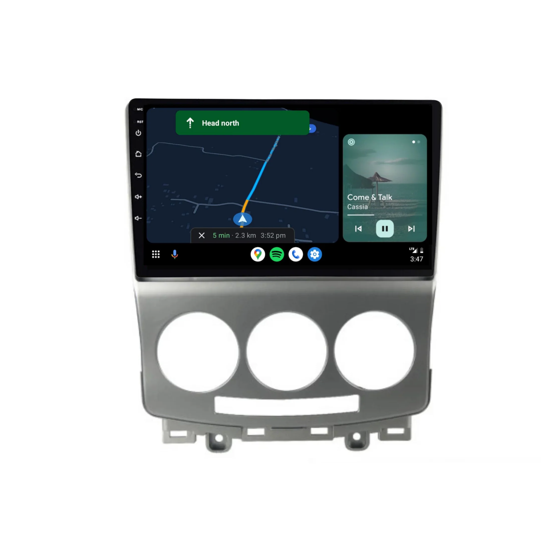 Mazda 5 (2006-2010) Plug & Play Head Unit Upgrade Kit: Car Radio with Wireless & Wired Apple CarPlay & Android Auto - Image 4