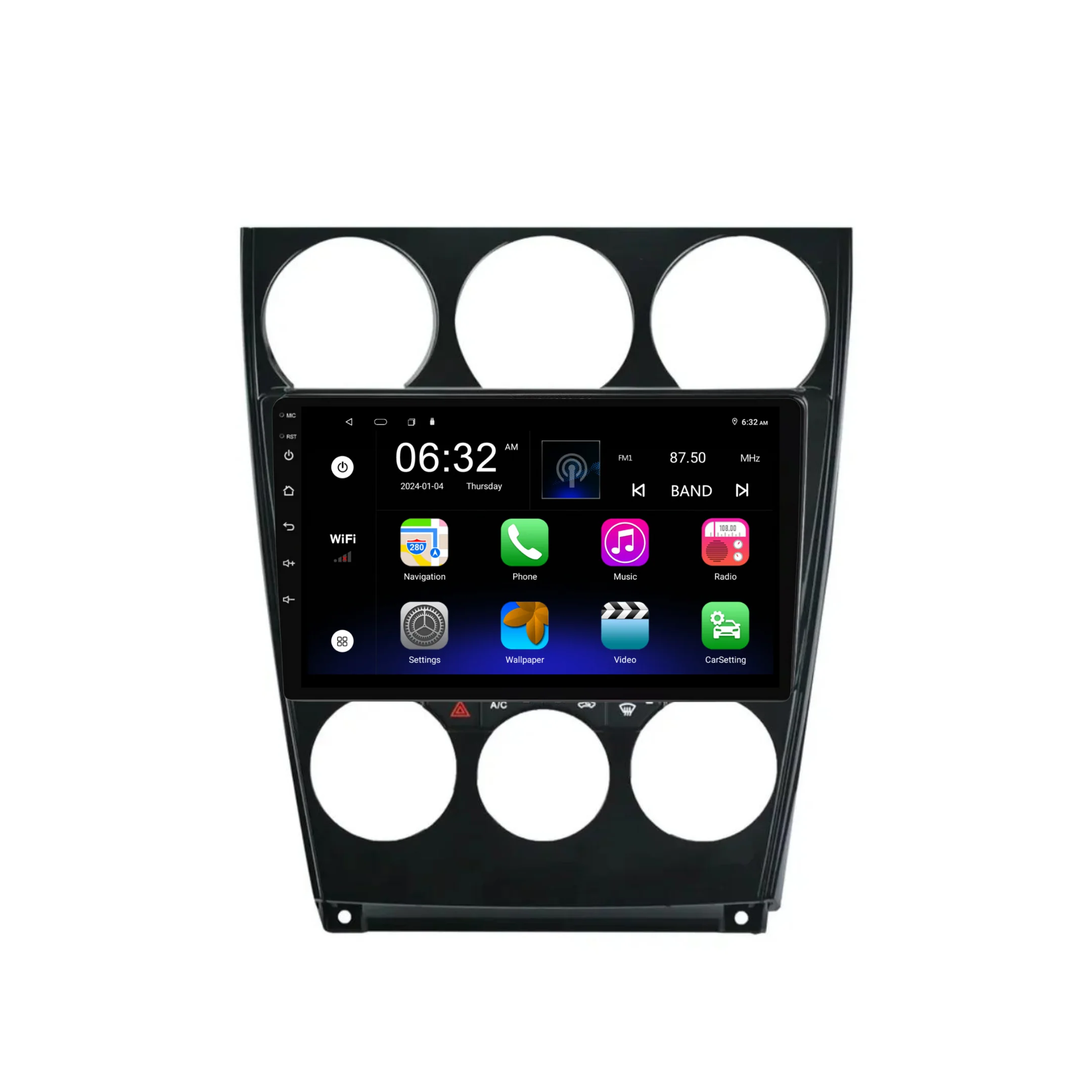 Mazda 6 (2004-2015) Plug & Play Head Unit Upgrade Kit: Car Radio with Wireless & Wired Apple CarPlay & Android Auto - Image 7