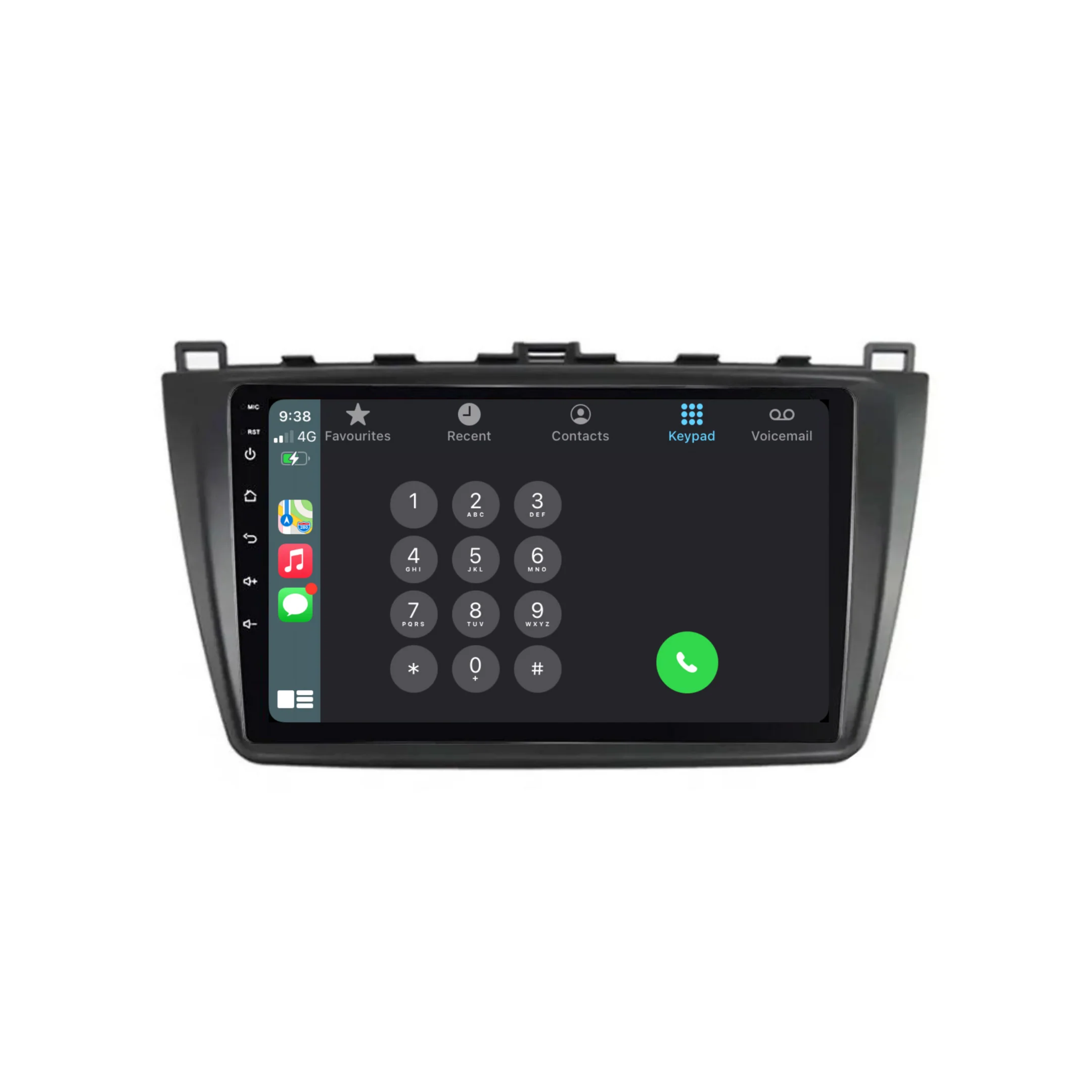 Mazda 6 (2009-2015) Plug & Play Head Unit Upgrade Kit: Car Radio with Wireless & Wired Apple CarPlay & Android Auto - Image 4