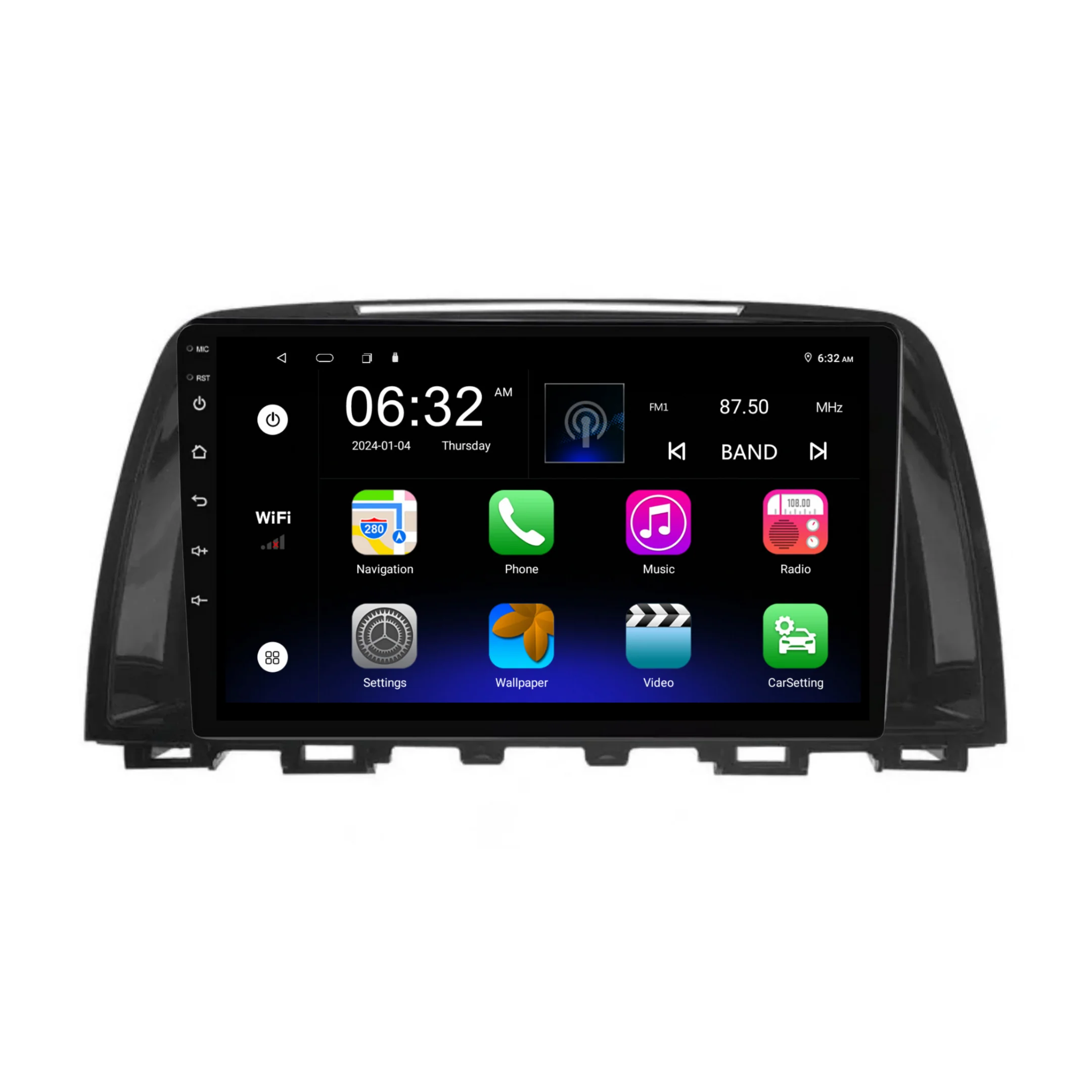 Mazda 6 (2012-2014) Plug & Play Head Unit Upgrade Kit: Car Radio with Wireless & Wired Apple CarPlay & Android Auto - Image 7