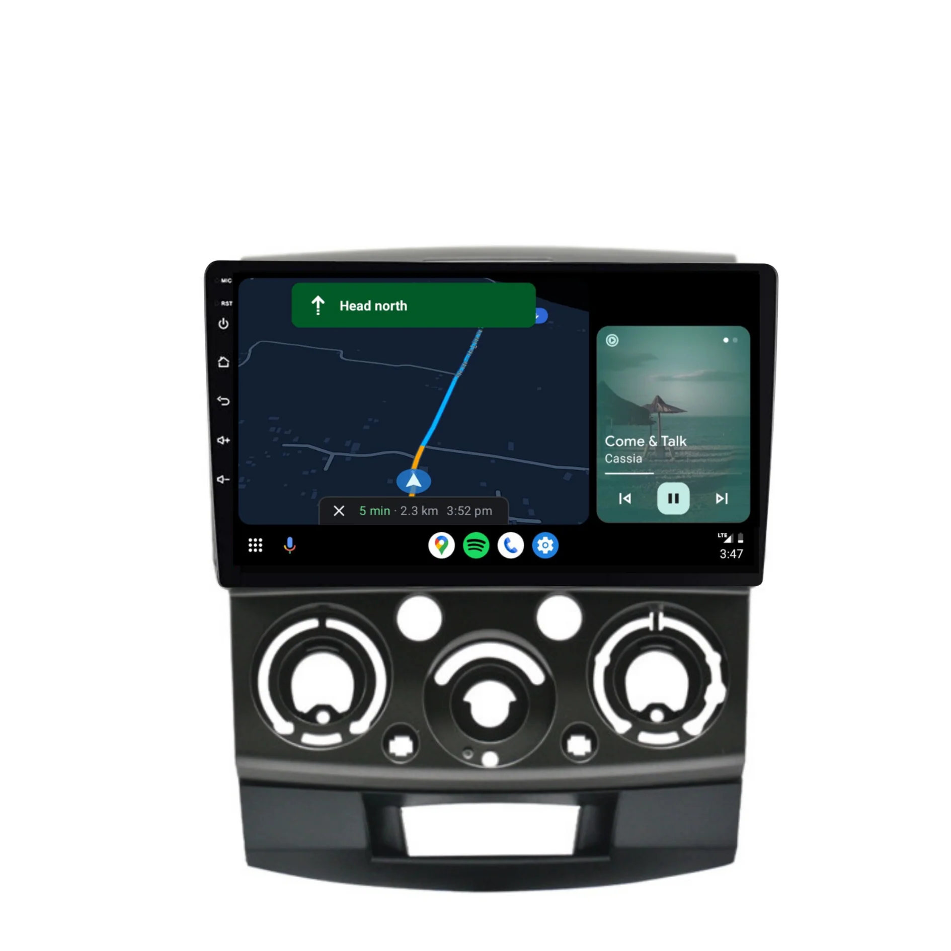 Mazda BT-50 (2006-2010) Plug & Play Head Unit Upgrade Kit: Car Radio with Wireless & Wired Apple CarPlay & Android Auto - Image 5