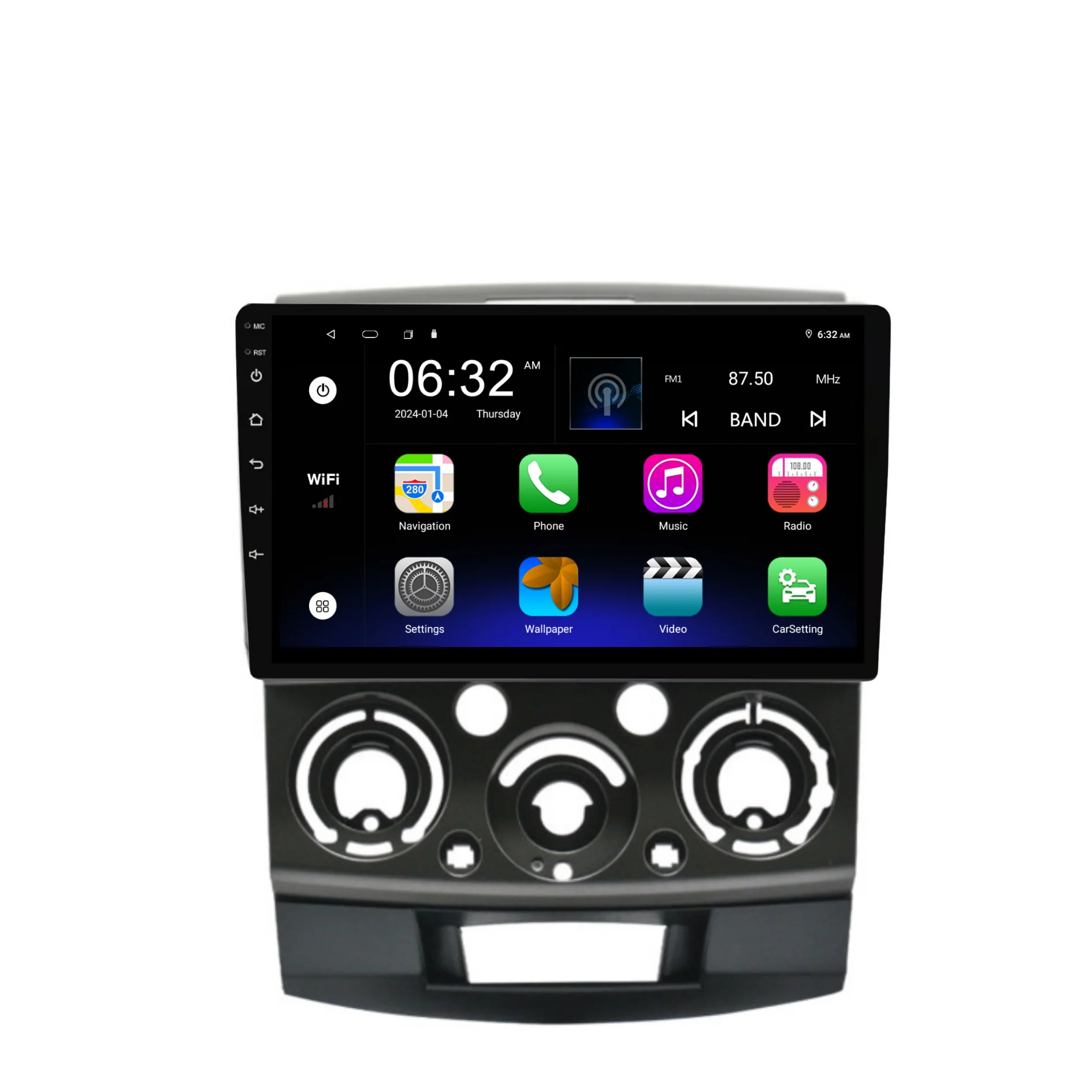 Mazda BT-50 (2006-2010) Plug & Play Head Unit Upgrade Kit: Car Radio with Wireless & Wired Apple CarPlay & Android Auto - Image 7