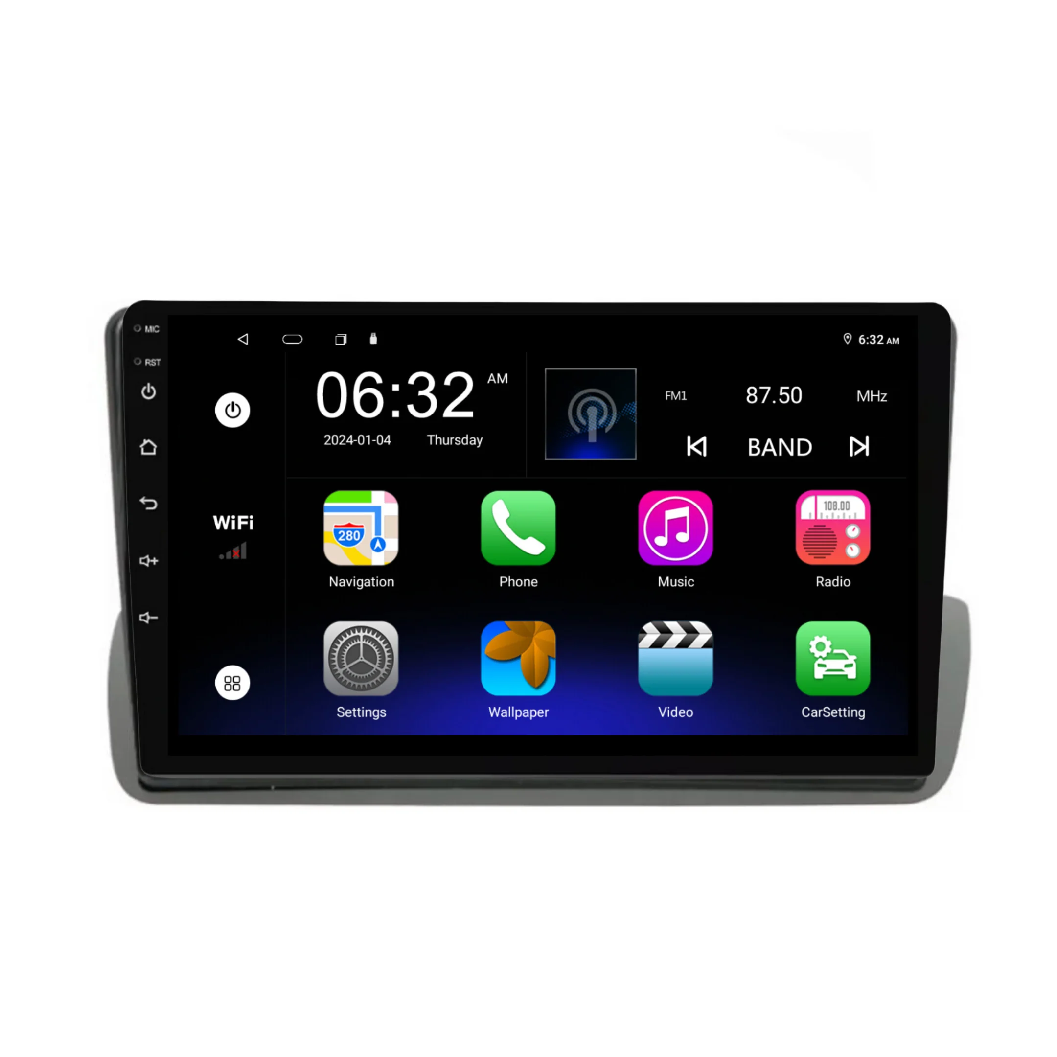 Mazda BT-50 Top Mount (2018-2019) Plug & Play Head Unit Upgrade Kit: Car Radio with Wireless & Wired Apple CarPlay & Android Auto - Image 6