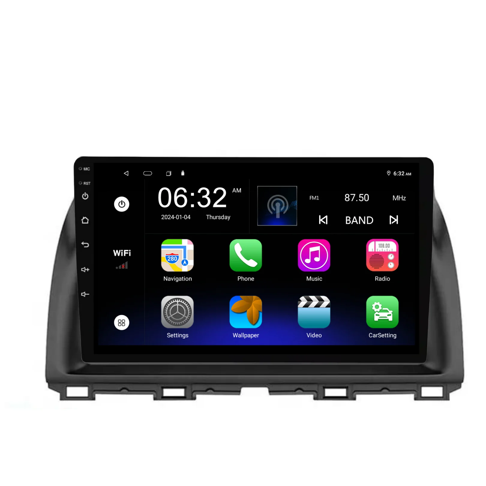 Mazda CX-5 (2012-2017) Plug & Play Head Unit Upgrade Kit: Car Radio with Wireless & Wired Apple CarPlay & Android Auto - Image 7