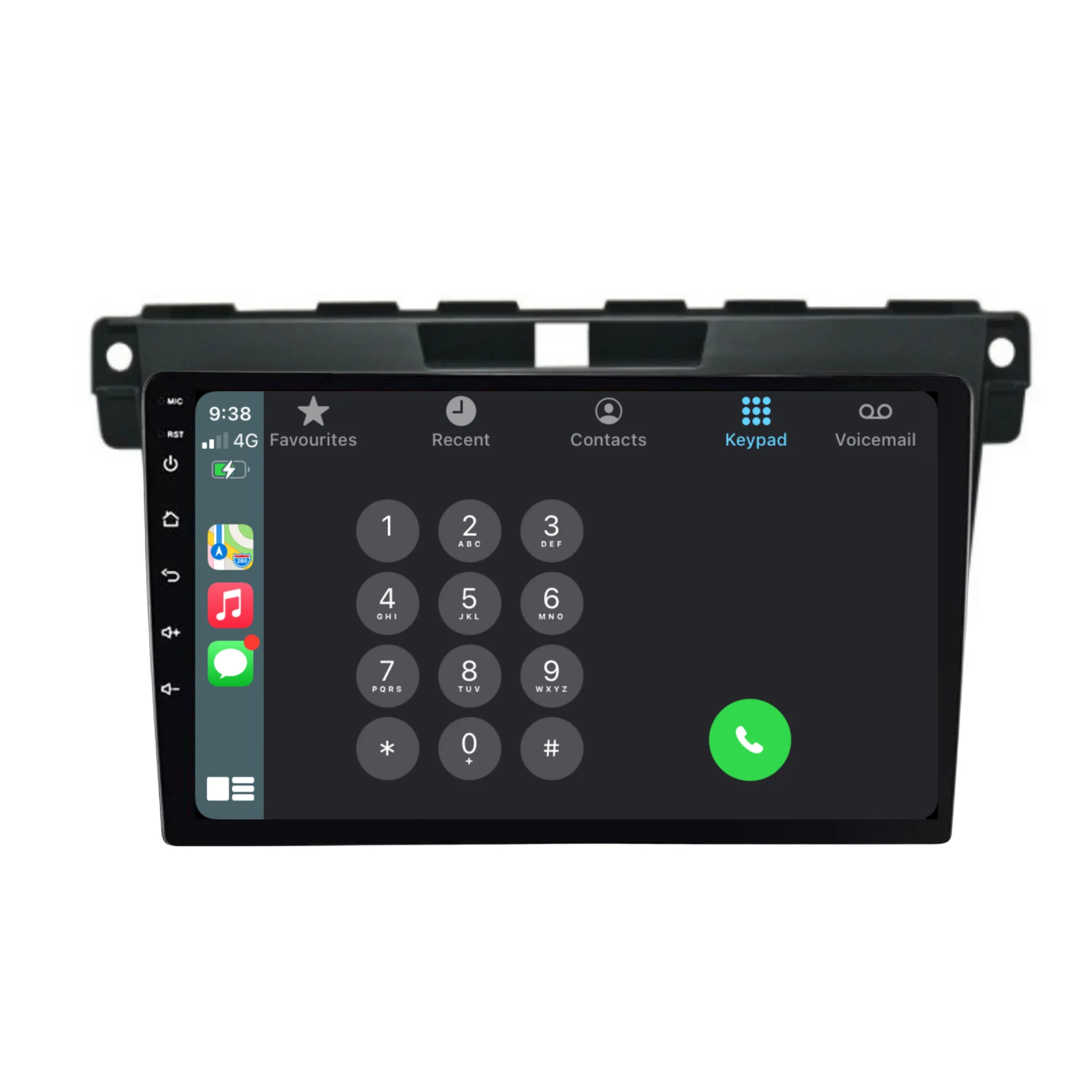 Mazda CX-7 (2008-2015) Plug & Play Head Unit Upgrade Kit: Car Radio with Wireless & Wired Apple CarPlay & Android Auto - Image 3