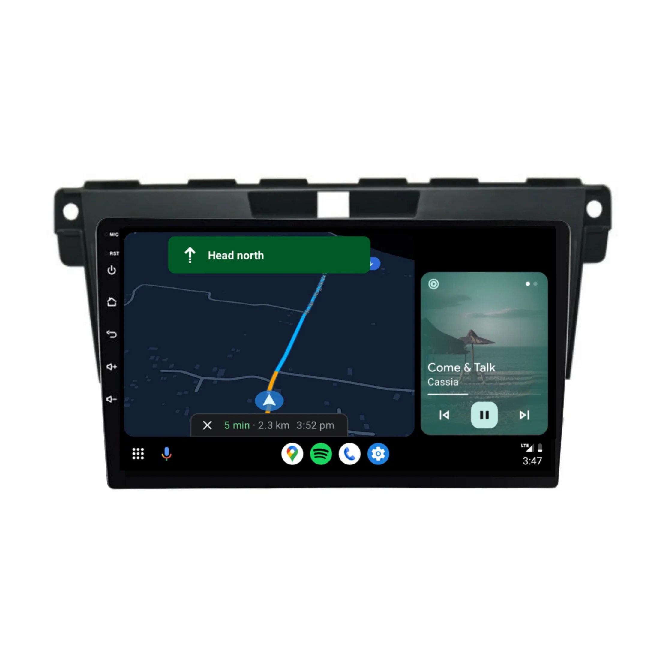 Mazda CX-7 (2008-2015) Plug & Play Head Unit Upgrade Kit: Car Radio with Wireless & Wired Apple CarPlay & Android Auto - Image 4