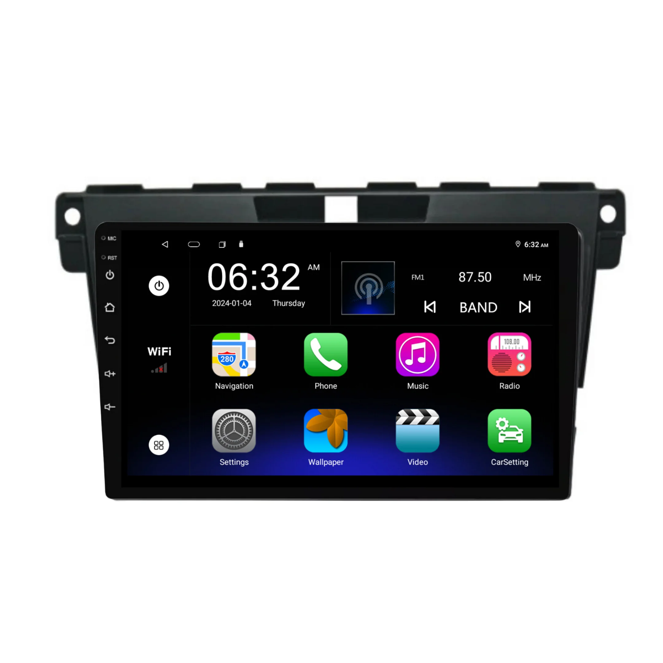 Mazda CX-7 (2008-2015) Plug & Play Head Unit Upgrade Kit: Car Radio with Wireless & Wired Apple CarPlay & Android Auto - Image 6