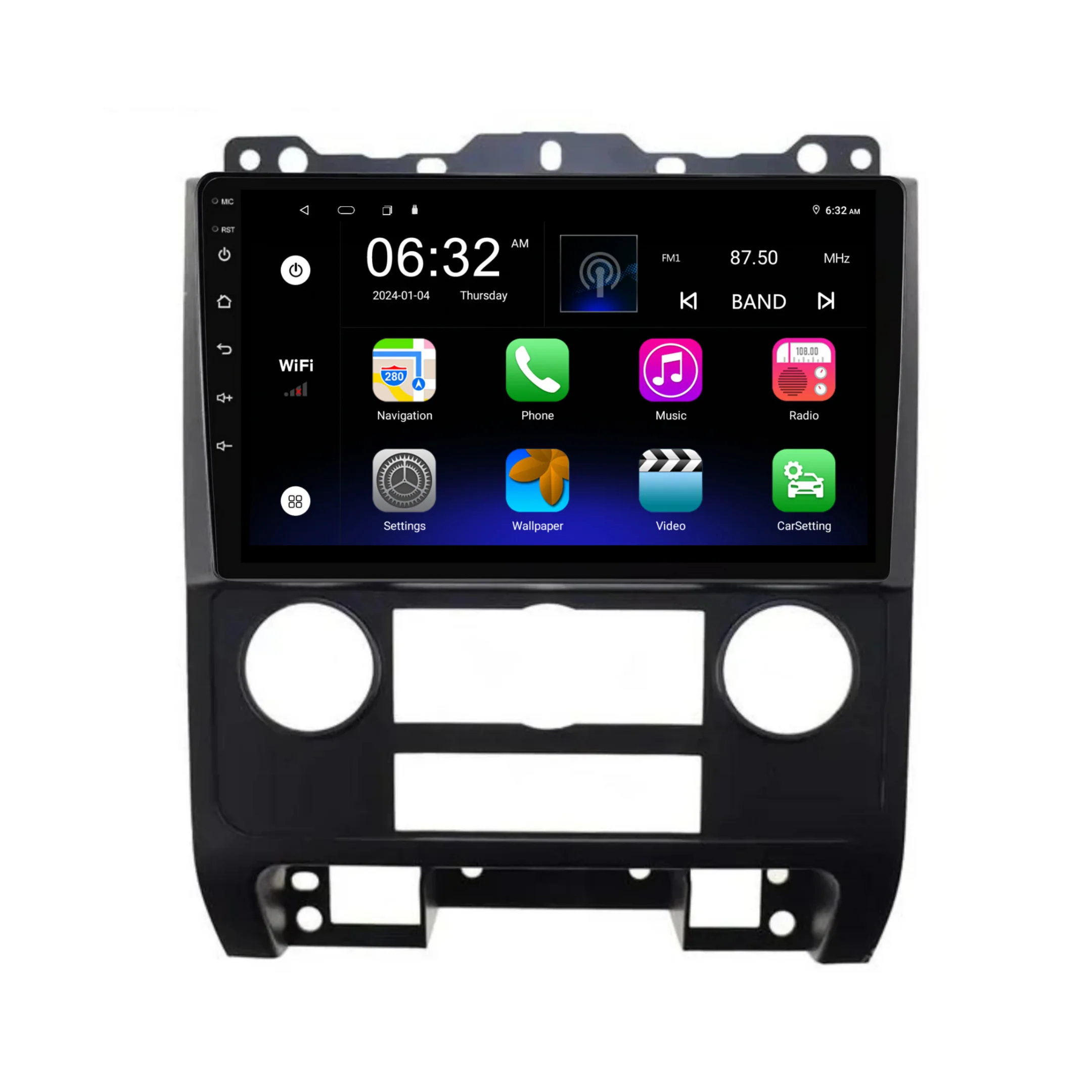 Mazda Tribute / Ford Escape / Ford Kuga (2007-2012) Plug & Play Head Unit Upgrade Kit: Car Radio with Wireless & Wired Apple CarPlay & Android Auto - Image 6