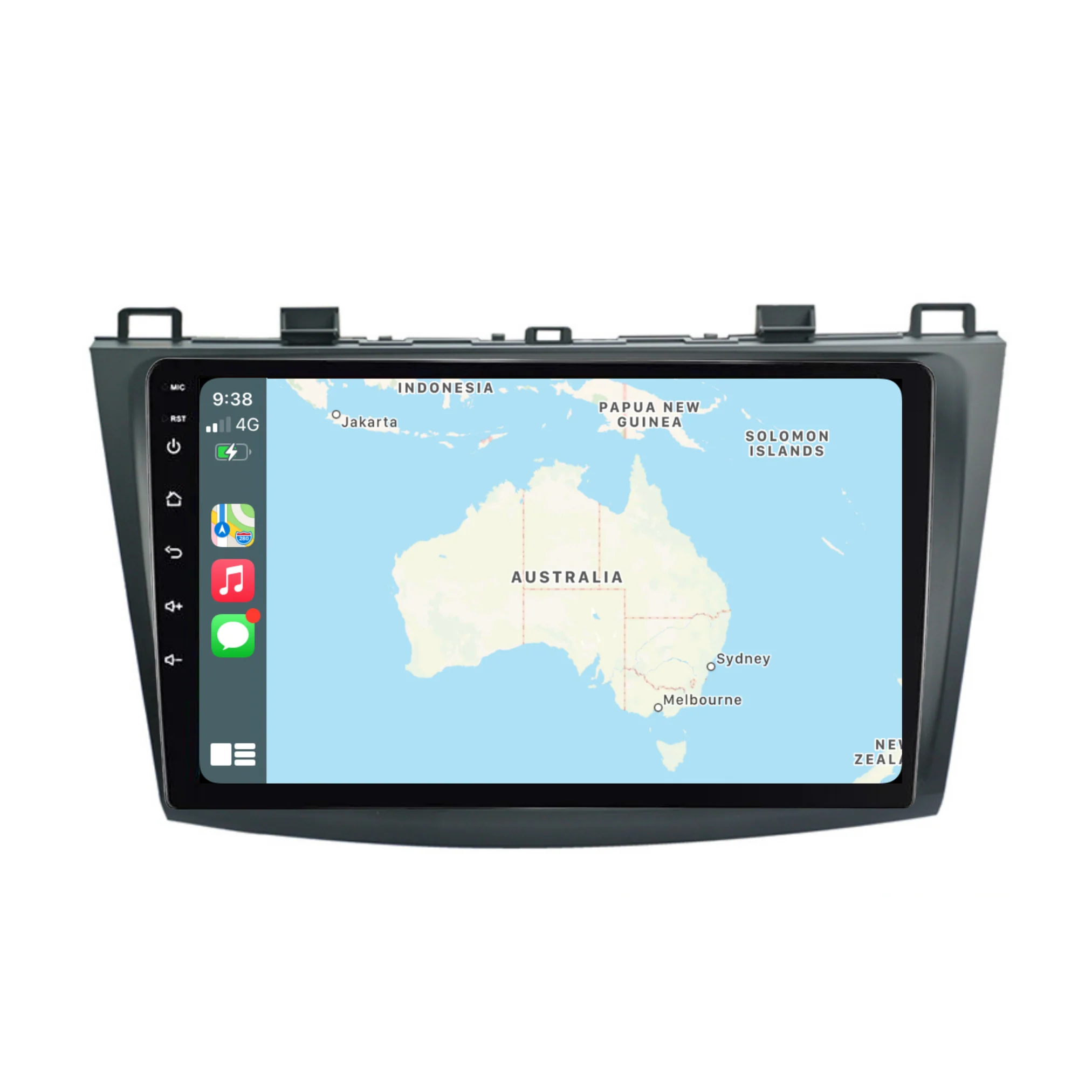 Mazda3 Advanced (2009-2013) Plug & Play Head Unit Upgrade Kit: Car Radio with Wireless & Wired Apple CarPlay & Android Auto - Image 3