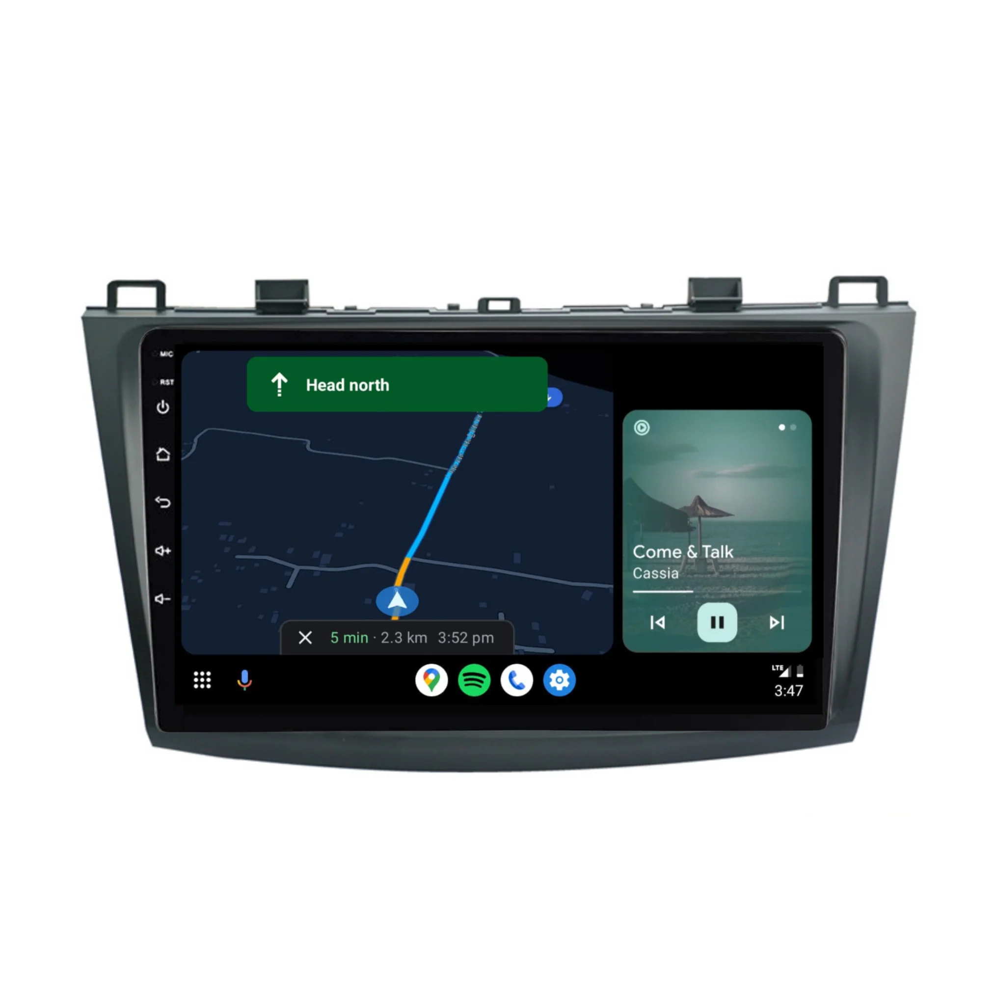 Mazda3 Advanced (2009-2013) Plug & Play Head Unit Upgrade Kit: Car Radio with Wireless & Wired Apple CarPlay & Android Auto - Image 5