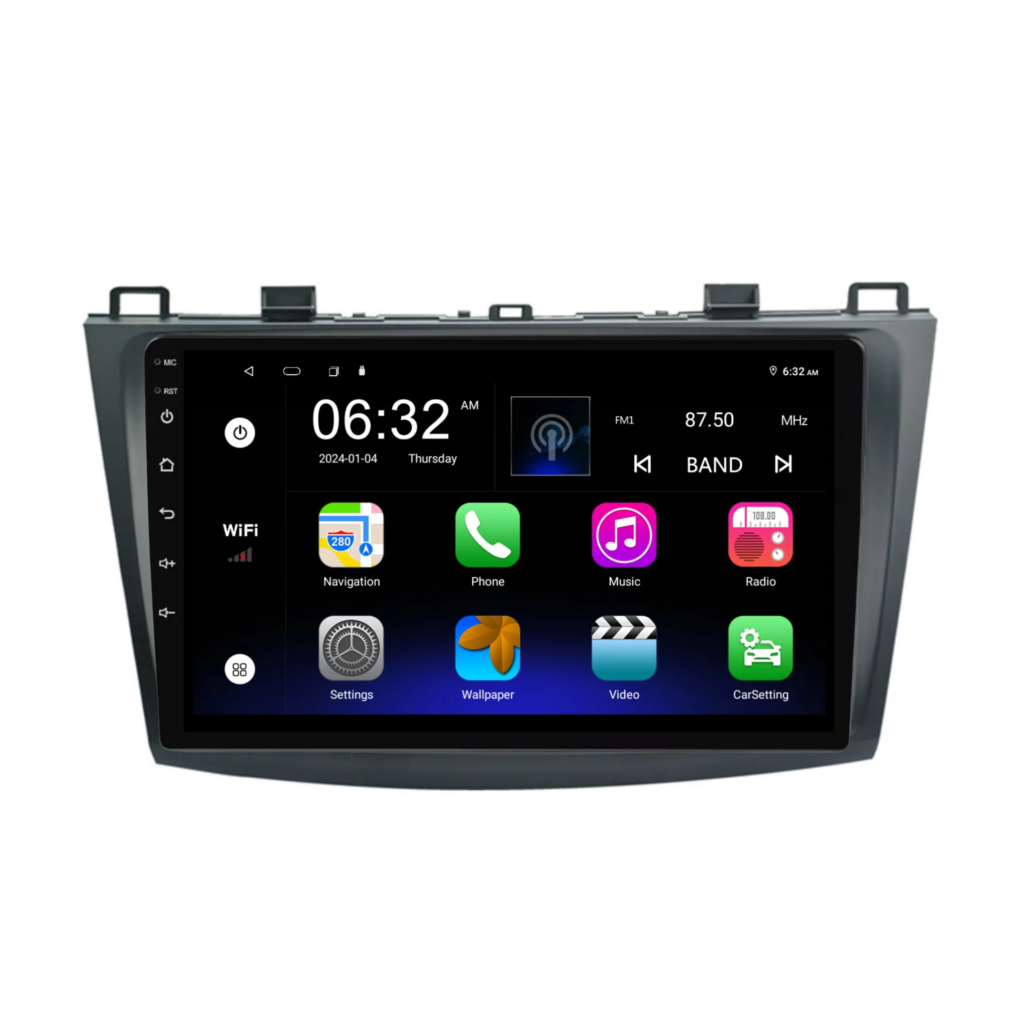Mazda3 Advanced (2009-2013) Plug & Play Head Unit Upgrade Kit: Car Radio with Wireless & Wired Apple CarPlay & Android Auto - Image 7