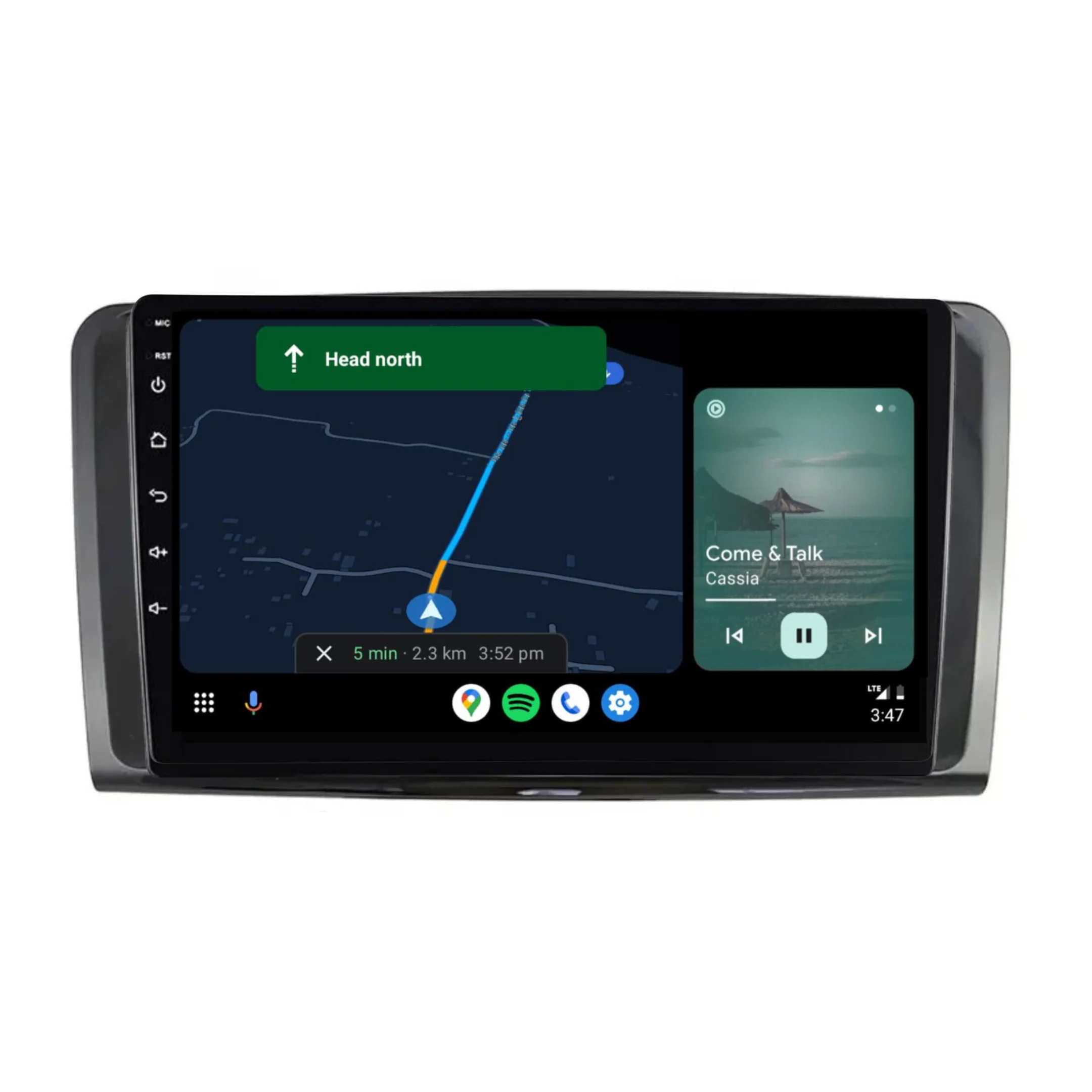 Mercedes Benz ML / W164 (2006-2010) Plug & Play Head Unit Upgrade Kit: Car Radio with Wireless & Wired Apple CarPlay & Android Auto - Image 4